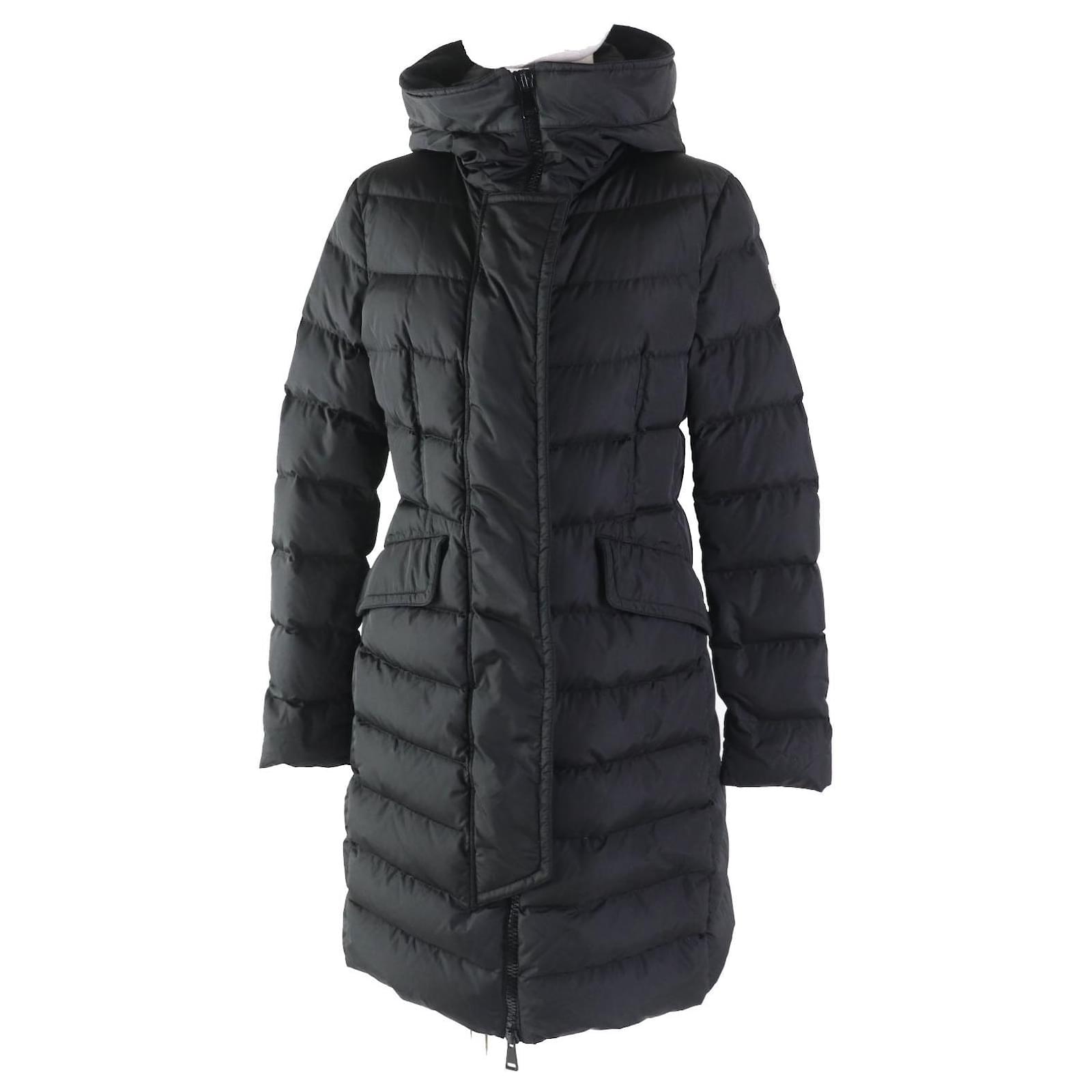 Moncler GRIVE Langer Daunenmantel mit Kapuze aus Nylon für Damen - Main Image