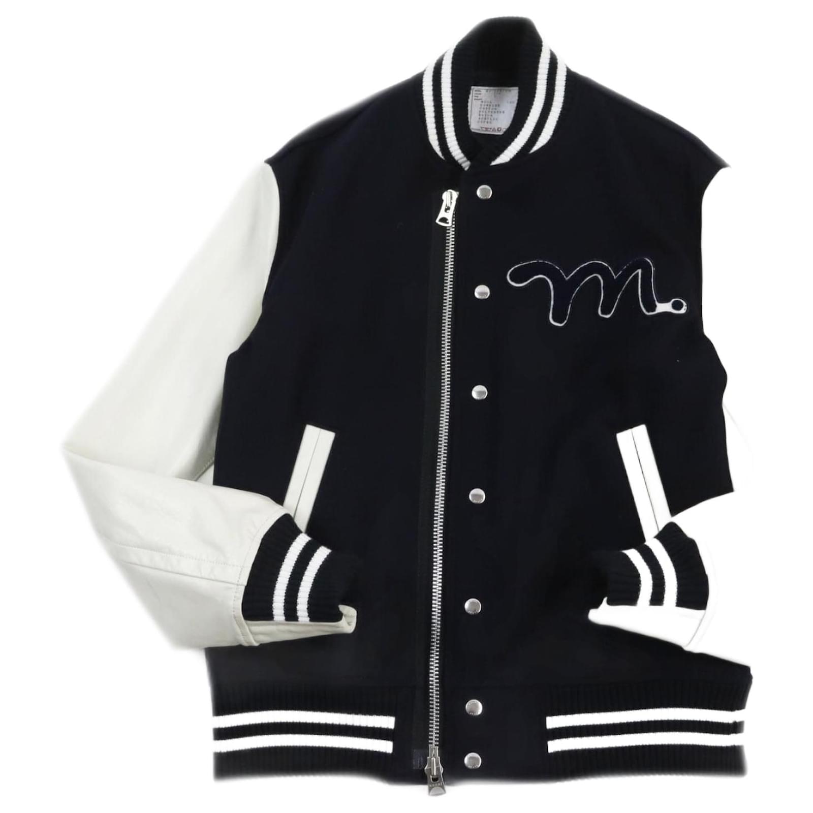 Autre Marque Sacai MADSAKI 22AW Wool Melton Blouson Dark Navy M