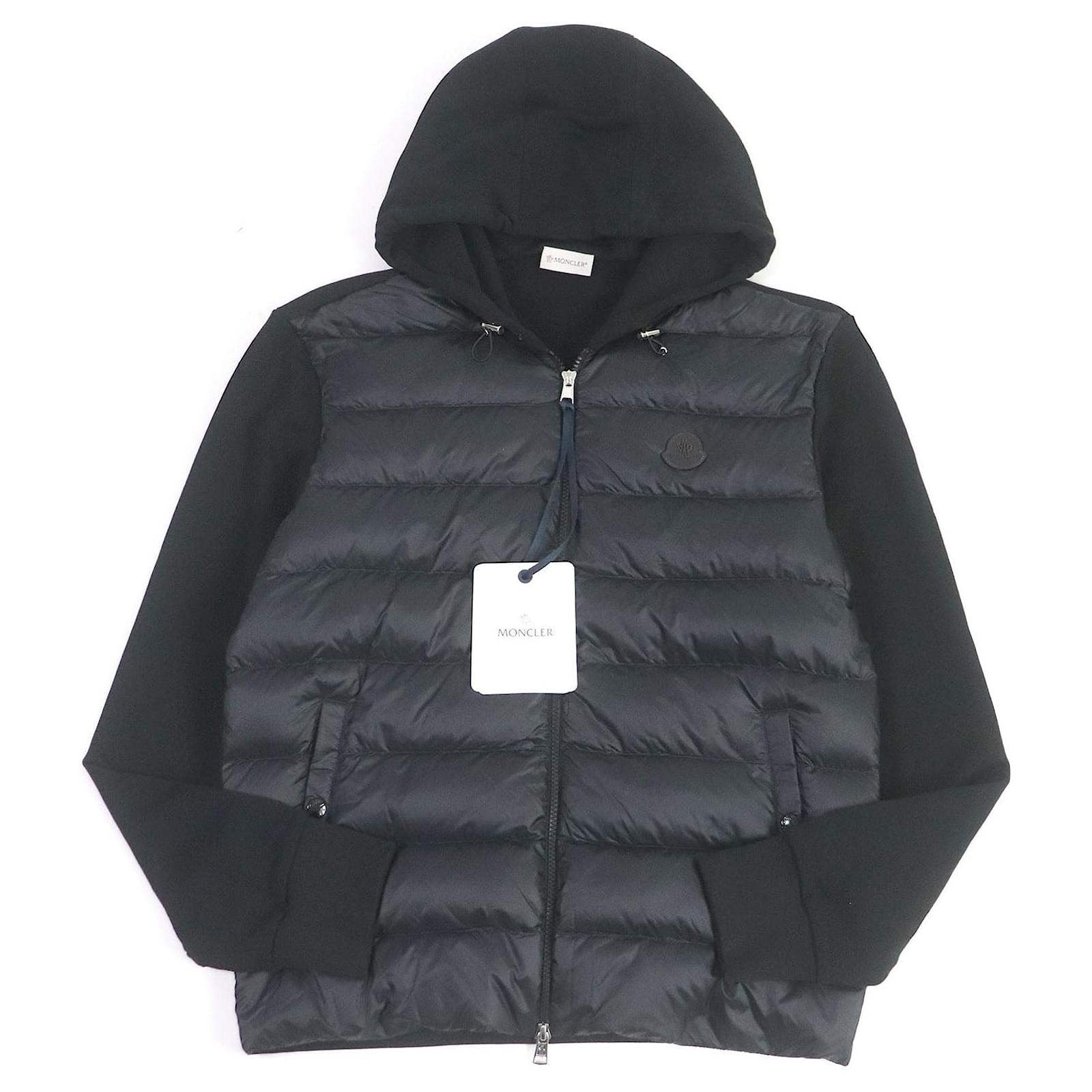 Moncler SWEAT À CAPUCHE ZIPPÉ NOIR L Coton Joli Closet