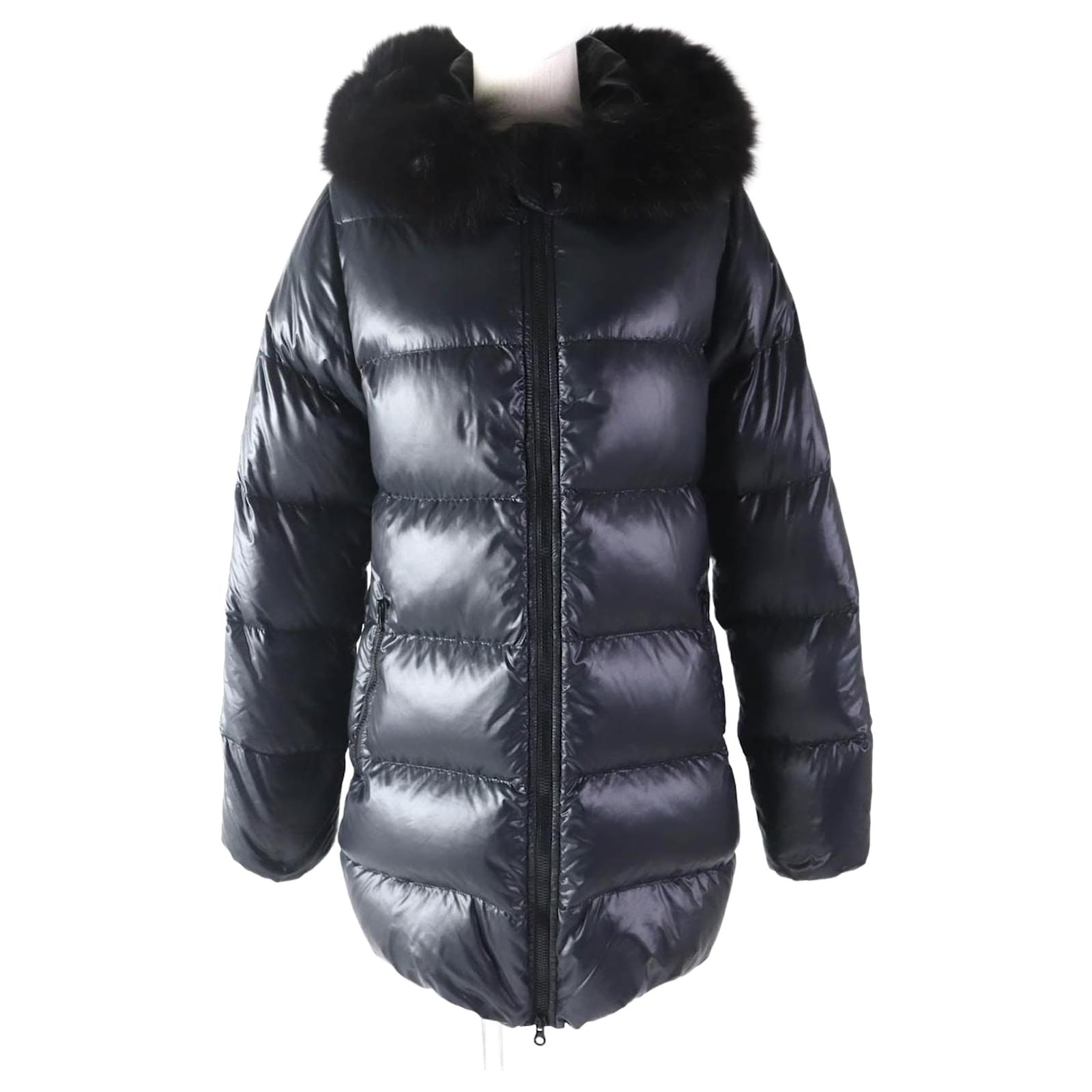 Ppsnabha Kappa Puffer Jacket Mens Ppsnabha Fox Fur Womens Coat - Main Image
