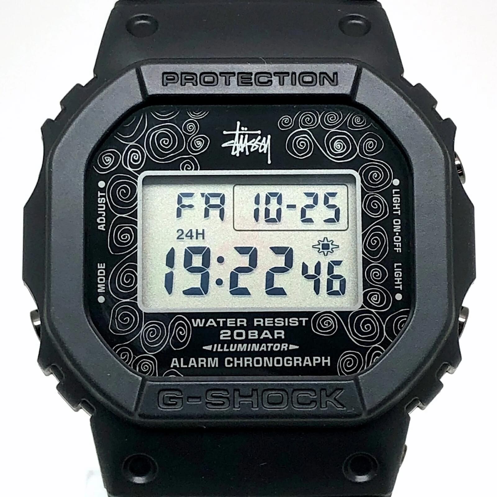 Autre Marque Casio G-SHOCK DW-5000ST-1 Stussy 25th Anniversary
