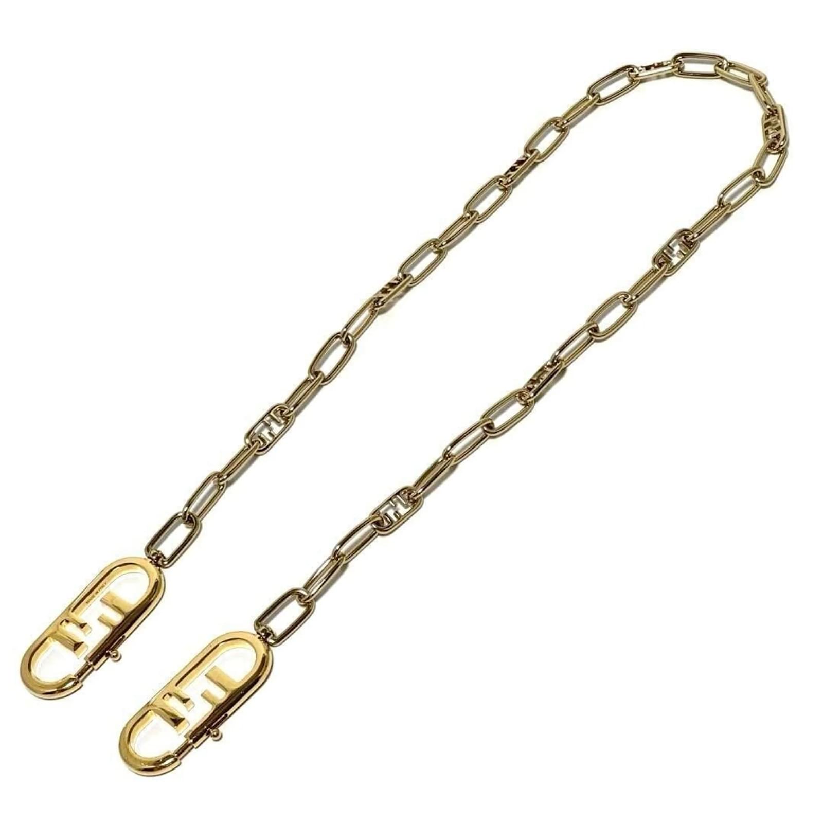 Fendi Women's Shoulder Strap You Chain Golden Metal ref.JC1700026
