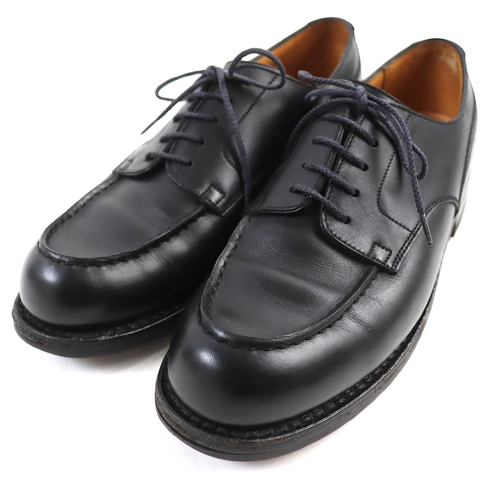 J.M.WESTON GOLF Men's Black Leather Golf Derby – J.M. Weston