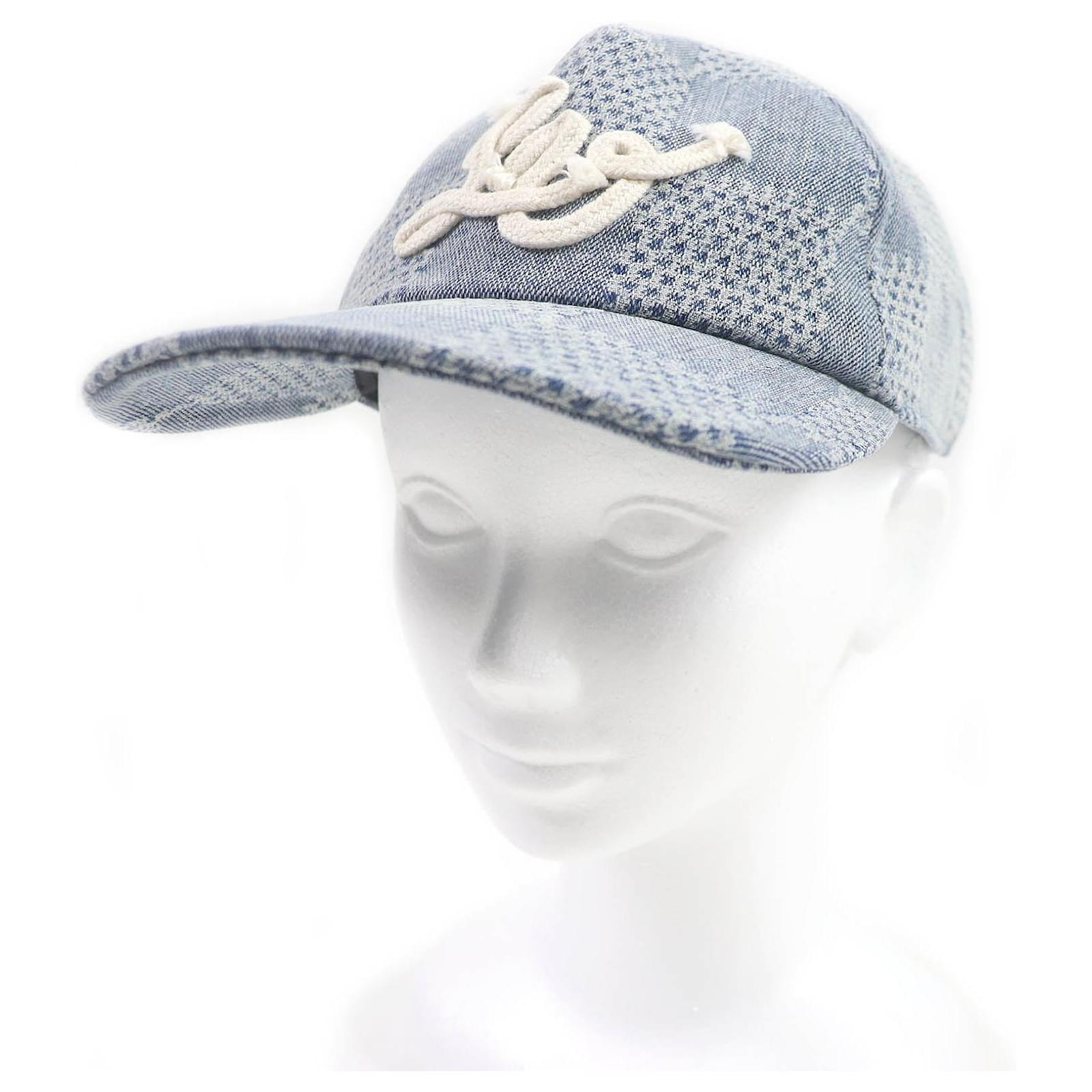 Louis Vuitton Damier Denim 3D Cap M7534L Cotton ref.1702989