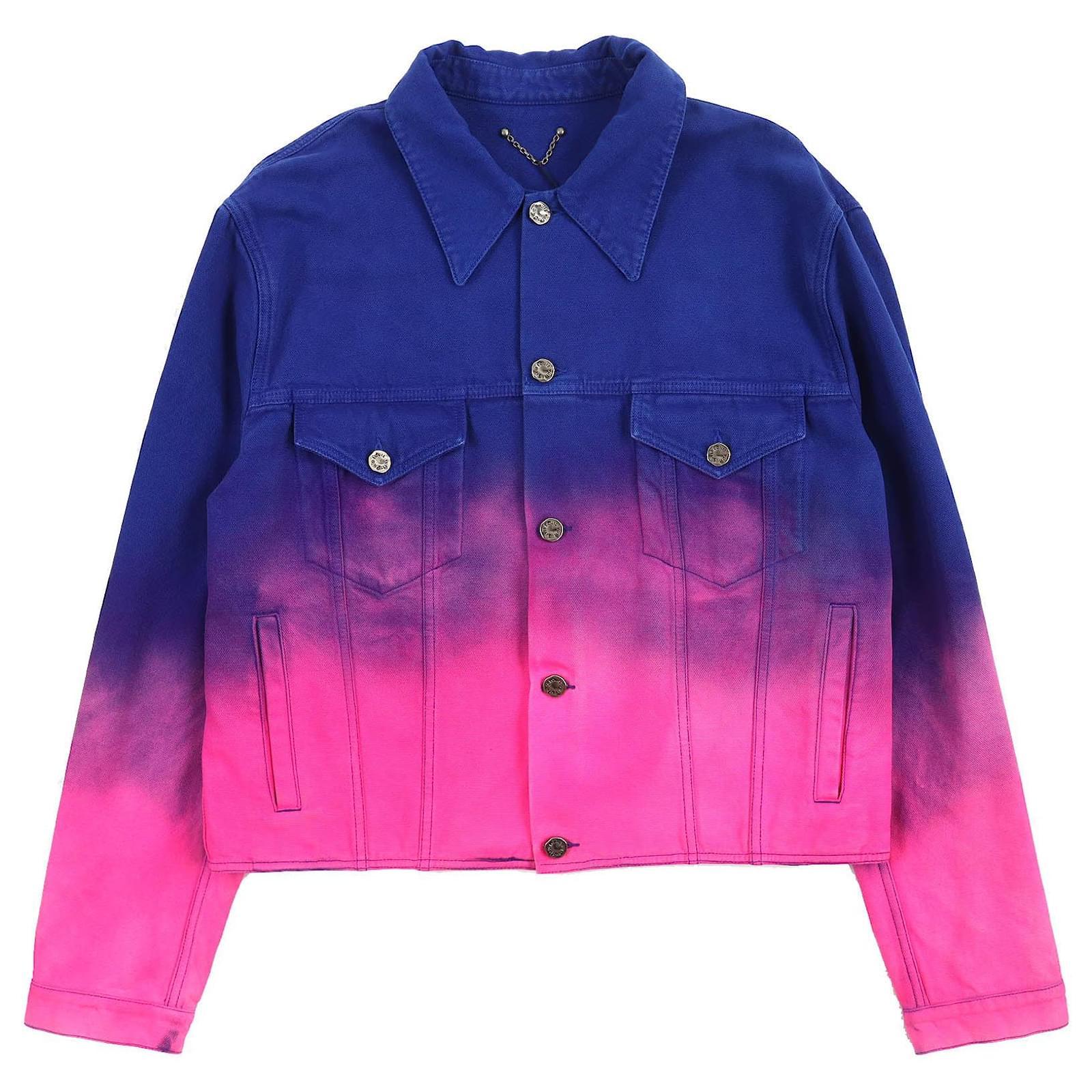 Louis Vuitton Amen Break Gradient Denim Jacket Cotton ref