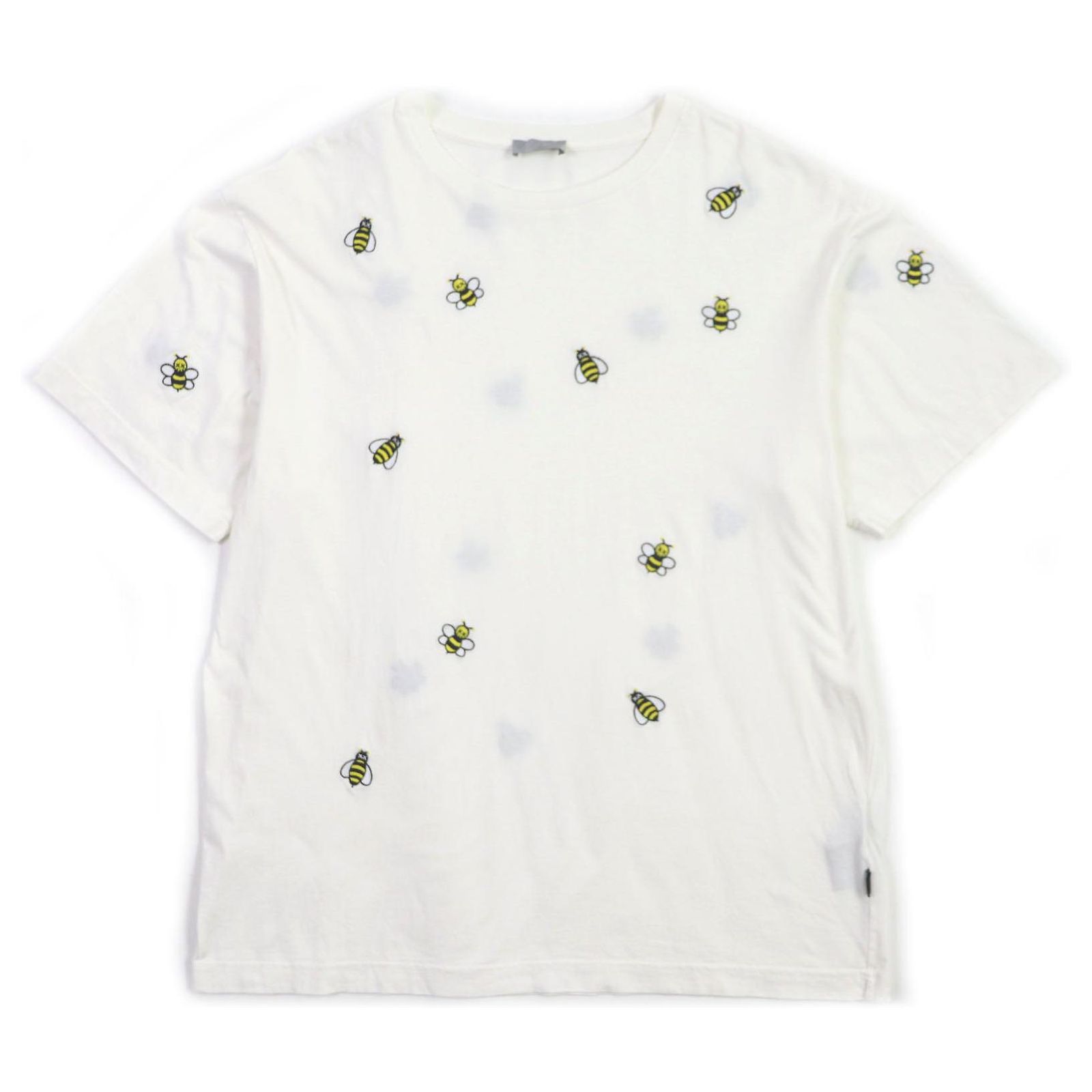 Dior KAWS Bee Embroidery Crew Neck T-shirt XL White ref.JC1705030 