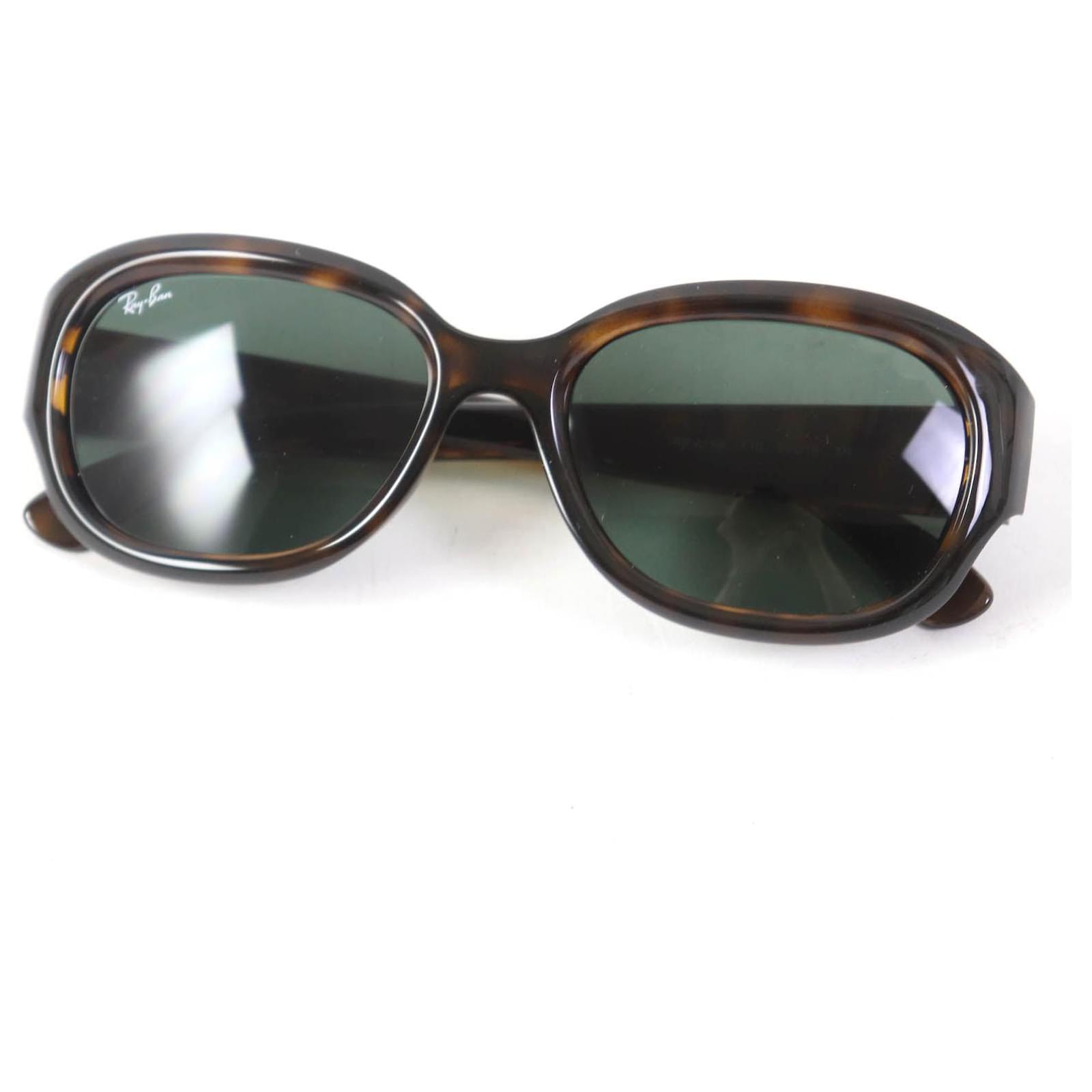 Autre Marque Ray-Ban RB4198 Sunglasses Brown Marble