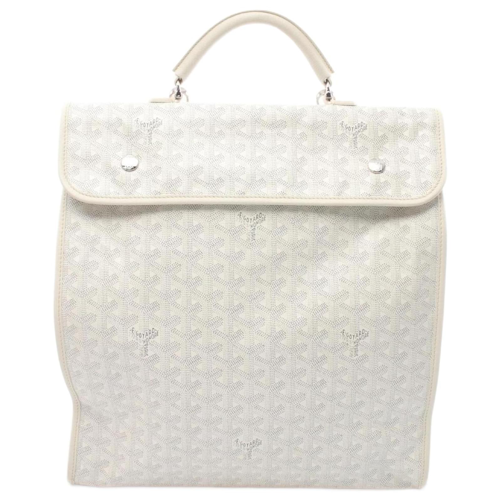 希少品◆入手困難♪【GOYARD】Saint Leger バックパック 3色 Goyard Saint Leger Rucksack Backpack White Leather Plastic