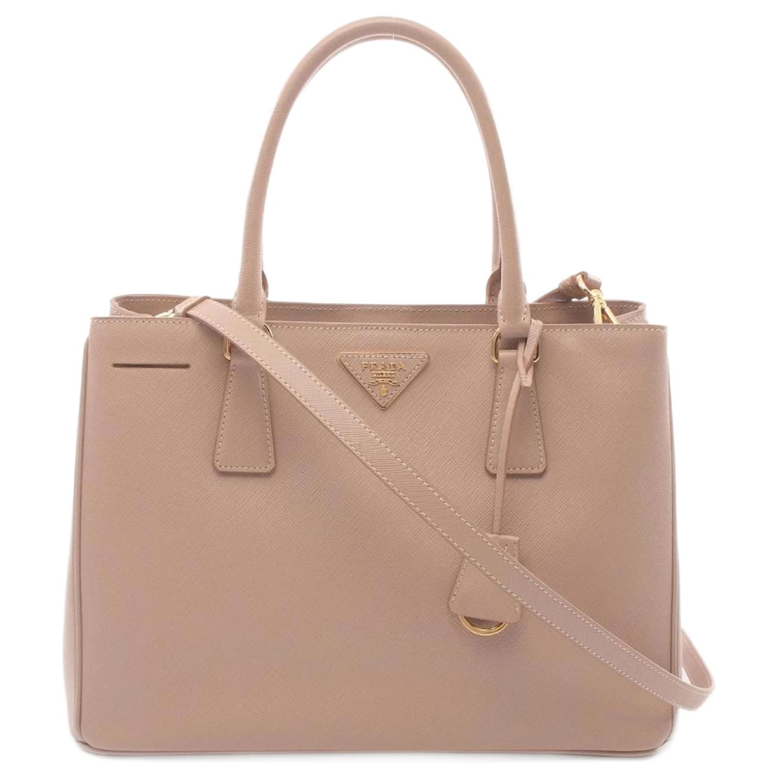 Prada Saffiano Lux Galleria Handbag Pink Leather ref.1707980 