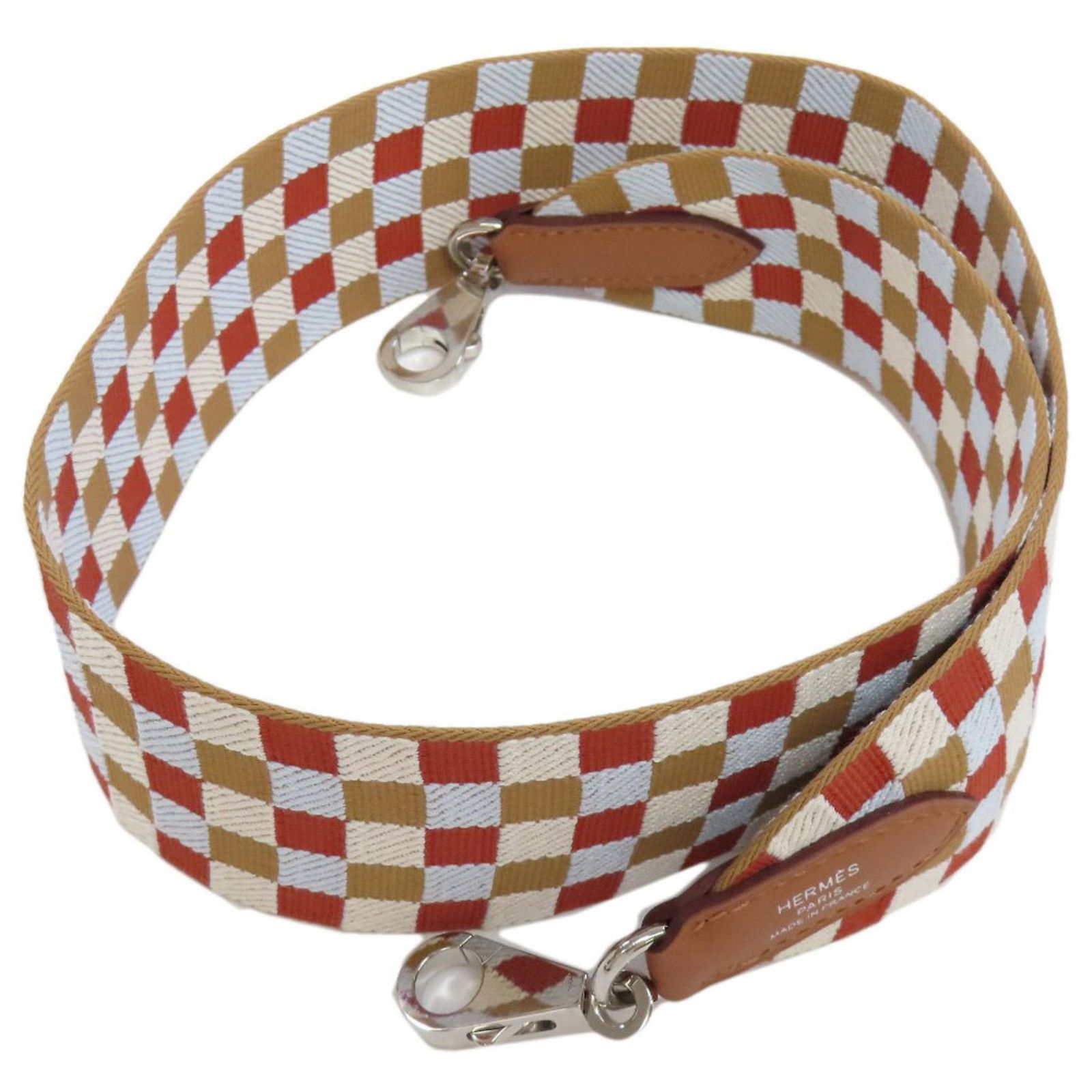 Hermès Hermes Bandouliere Shoulder Strap Brown Cloth ref.1710085 - Joli ...