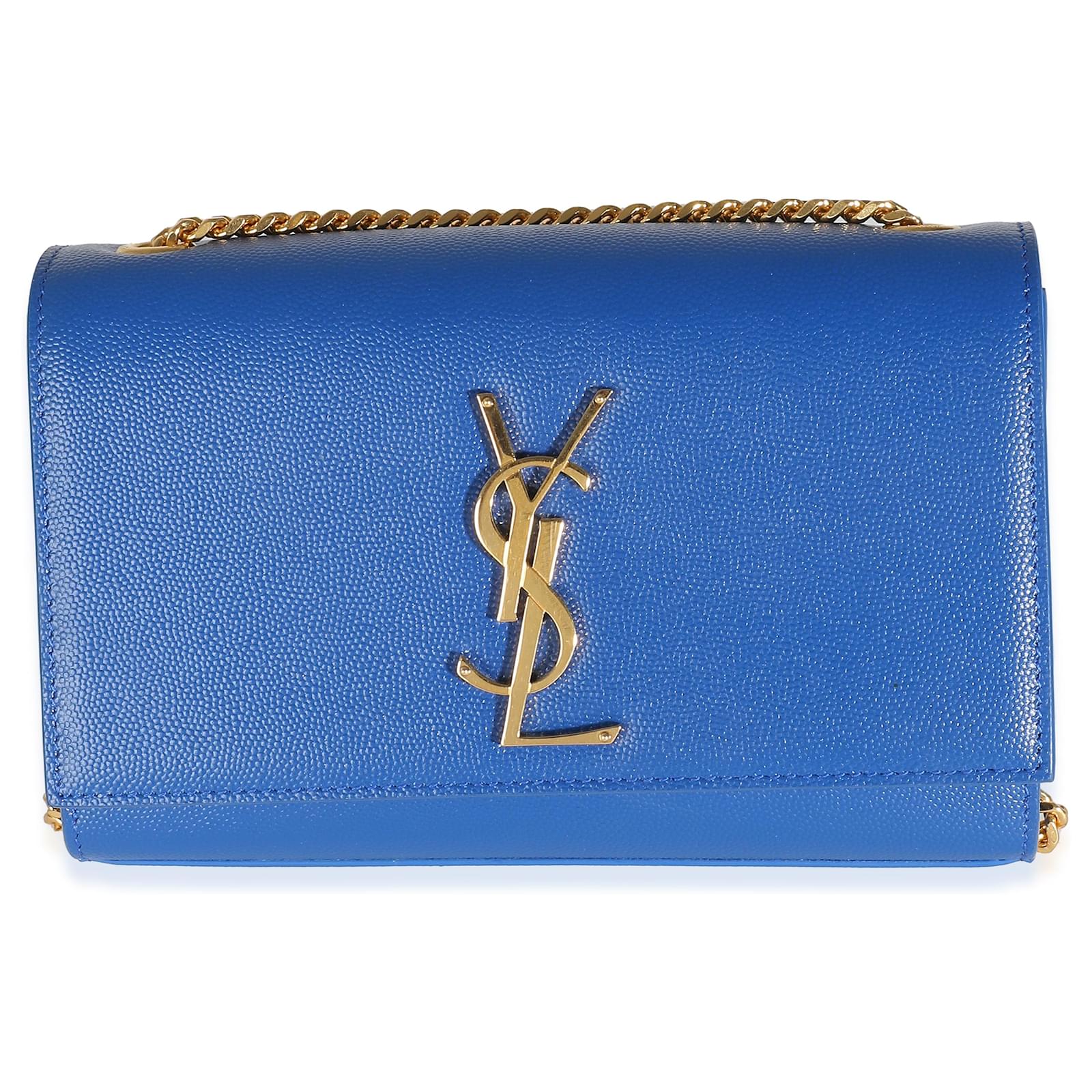 Ysl pebbled leather chain bag hotsell