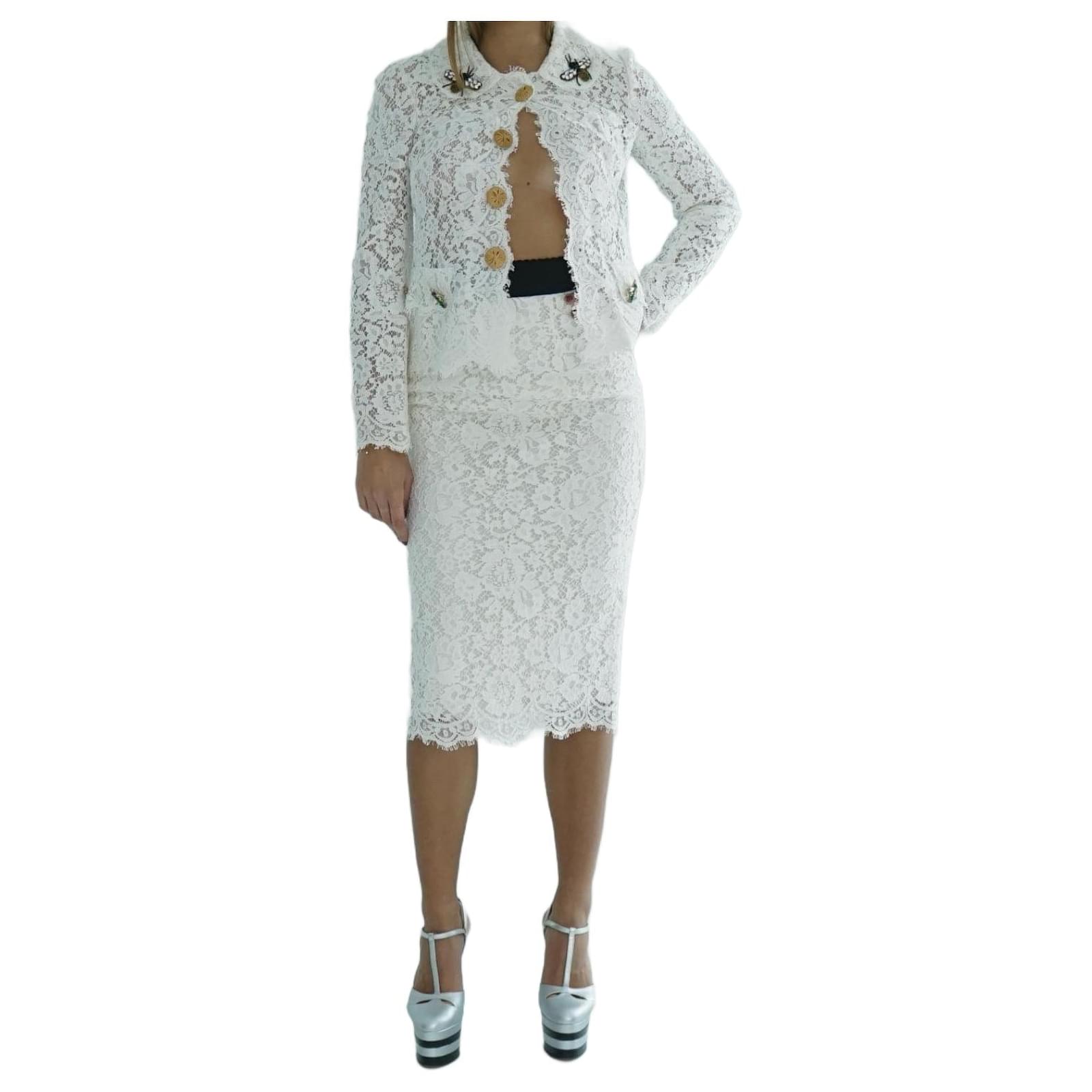 Gonna Tubino Gonna Pizzo Dolce E Gabbana Dolce Gabbana Set Due