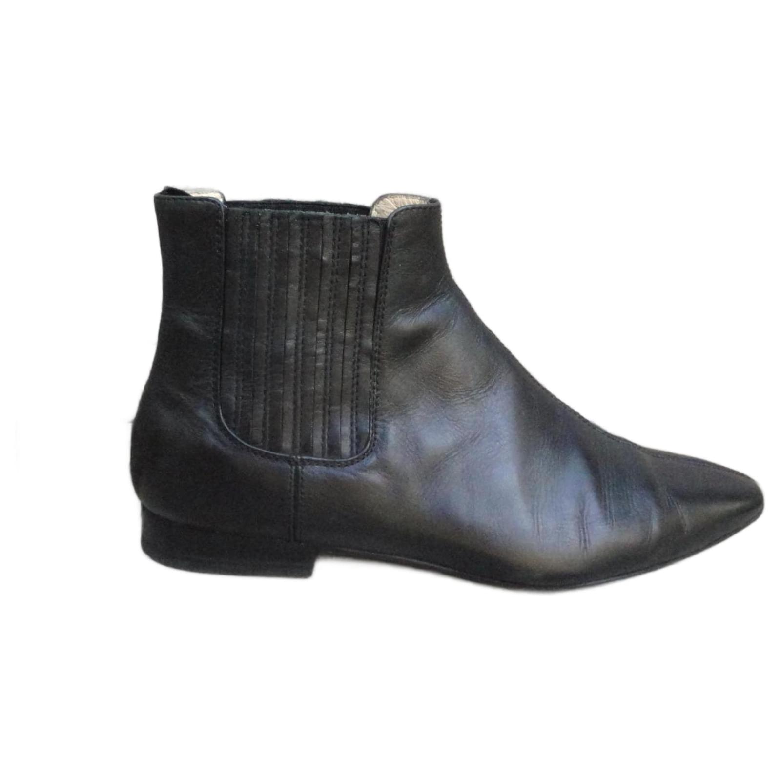 Joseph leather ankle boots best sale