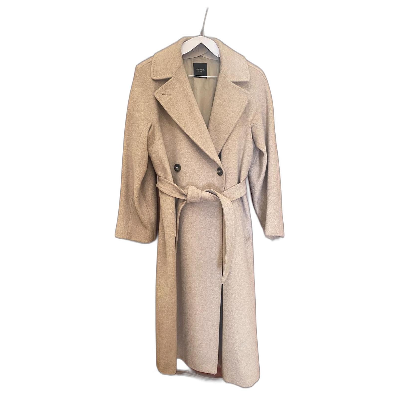 Weekend Max Mara Cappotto Resina Max Mara Weekend Cammello Lana