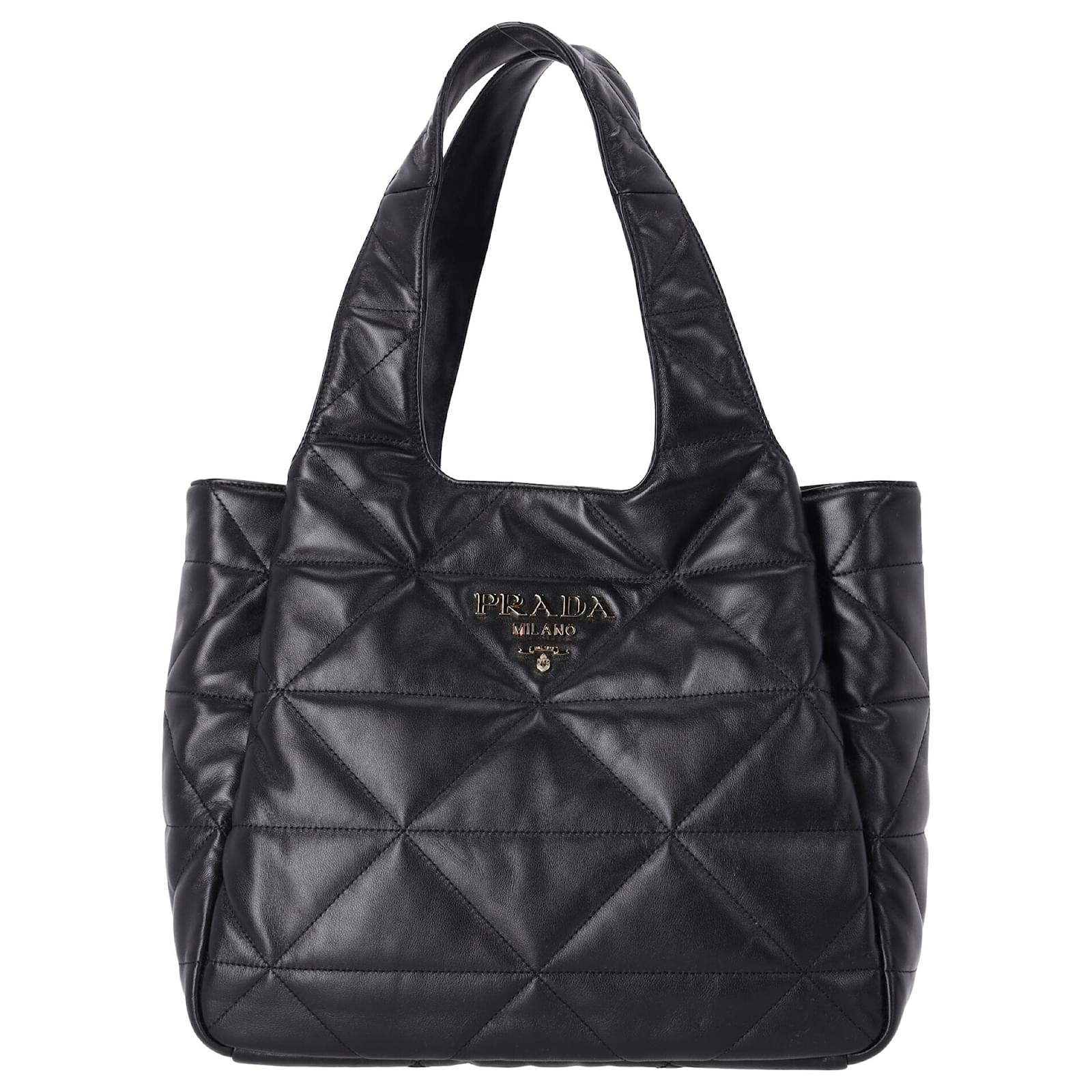 Prada Double Bag Prada Leder Tasche Prada Gesteppte Tasche Prada