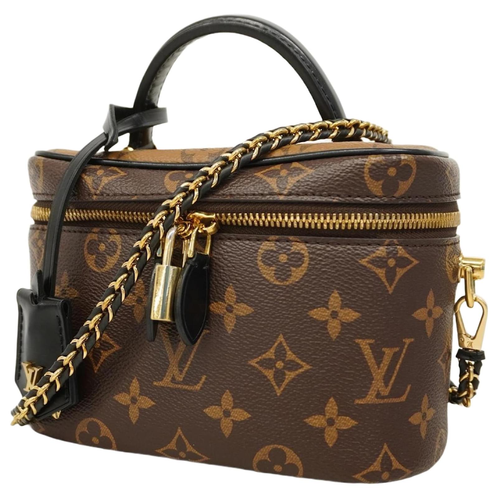 Louis Vuitton Monogram Reverse Vanity Shoulder Bag Brown ref