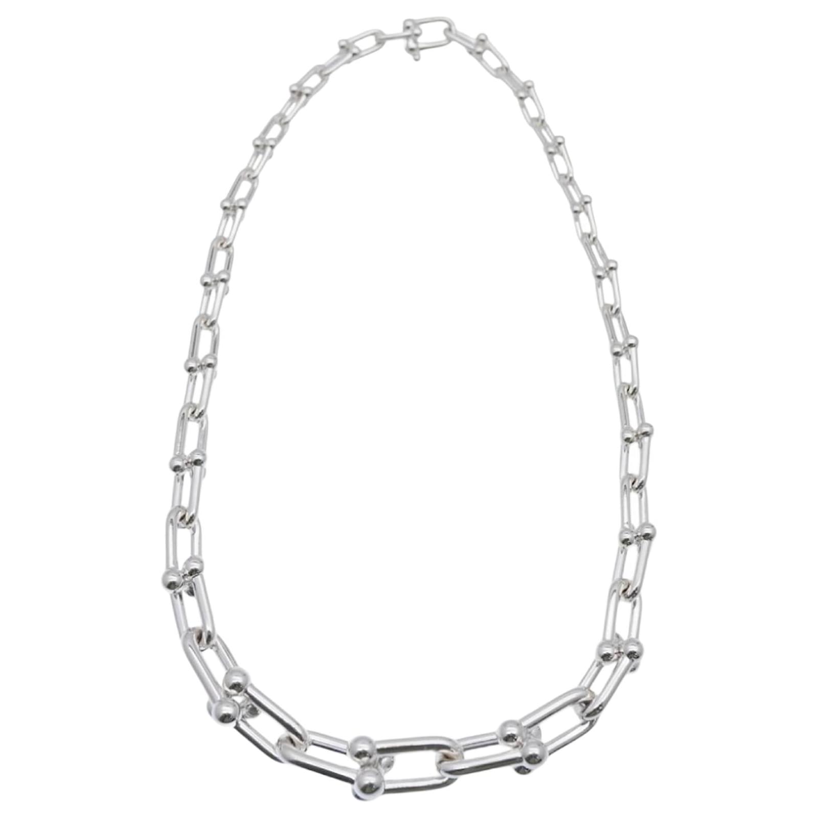 ネックレス・ペンダント Graduated Link Necklace in High-polished Sterling Silver Tiffany HardWear:Graduated Link Necklace | Tiffany & Co