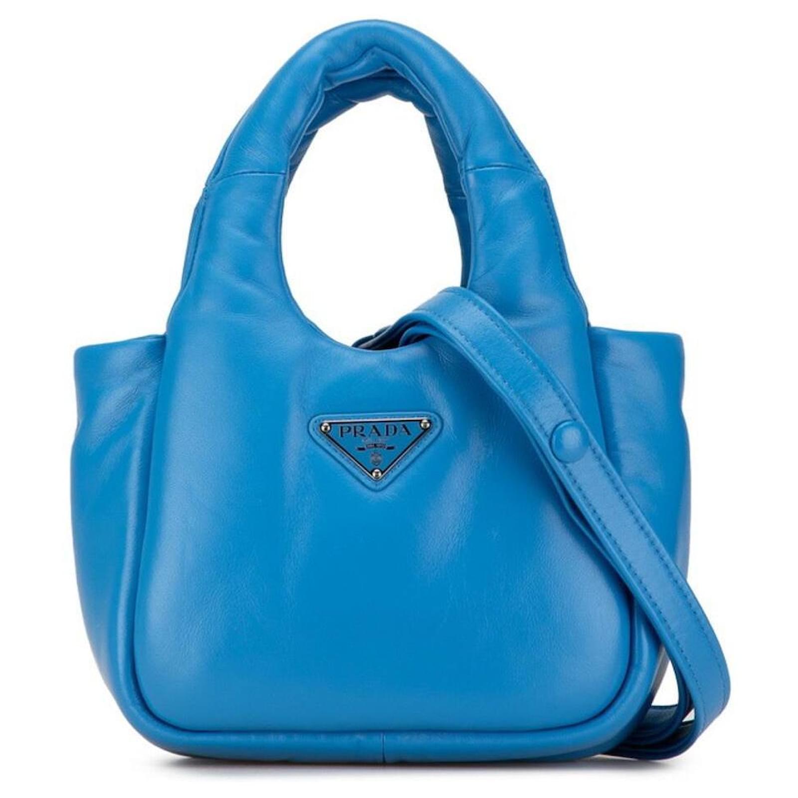 【PRADA】1BA359 ナッパパディング ソフト スモール バッグ Prada Soft small bag in padded nappa model 1BA359 color wave