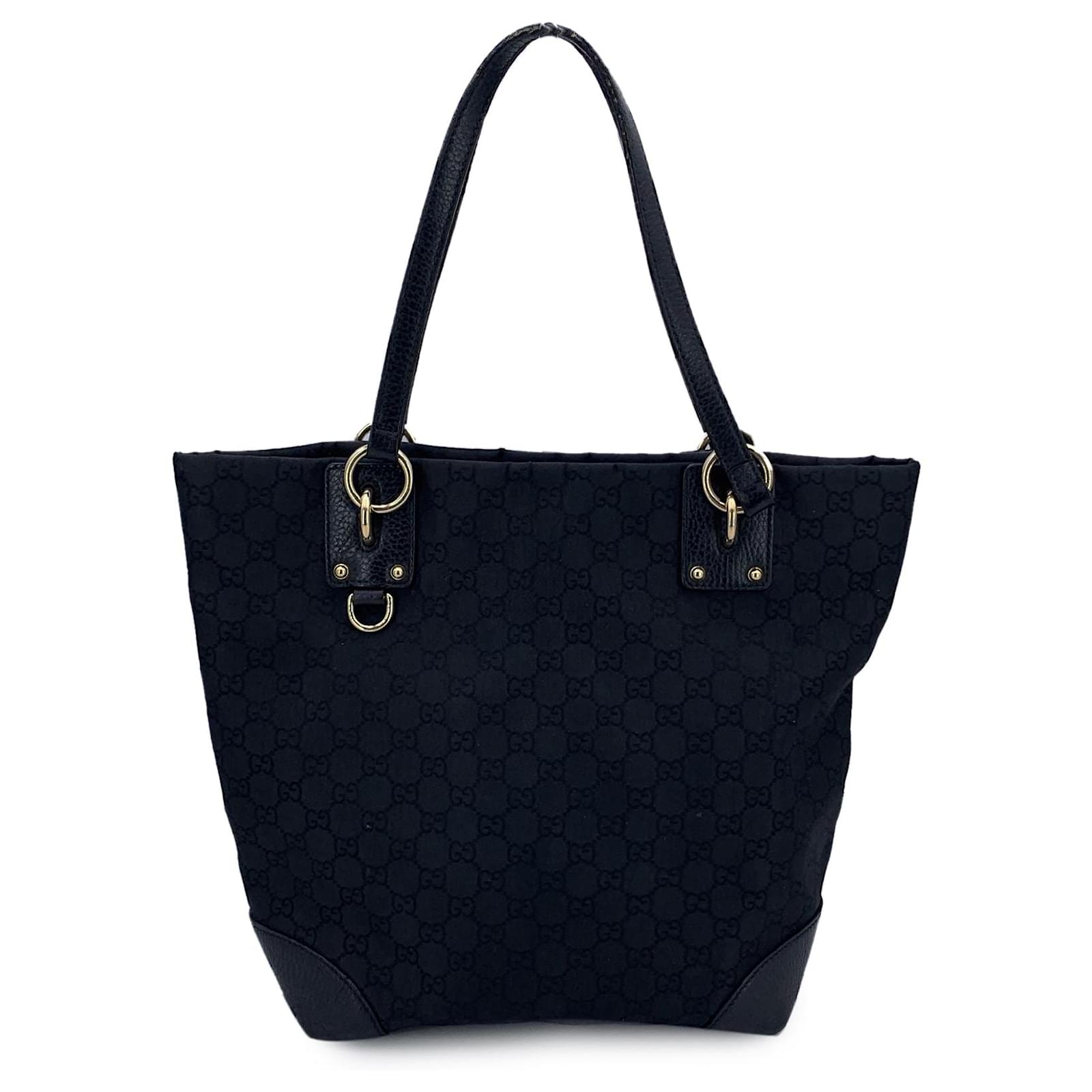 Gucci black monogram tote on sale