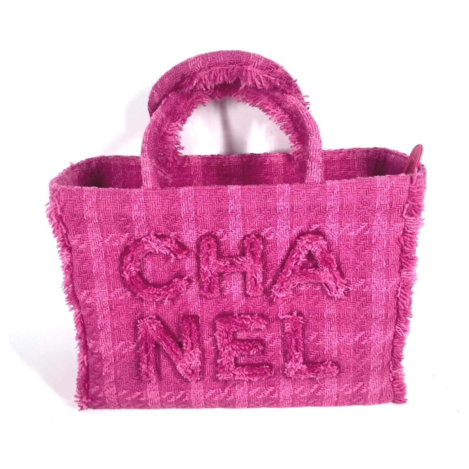 Chanel tweed tote bag online