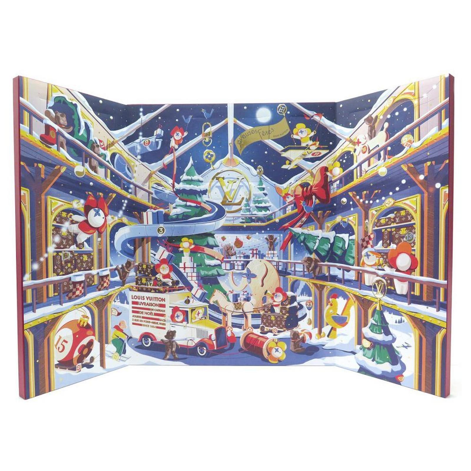 NINE LOUIS VUITTON ADVENT CALENDAR CHRISTMAS 2023 Red ref.1720783