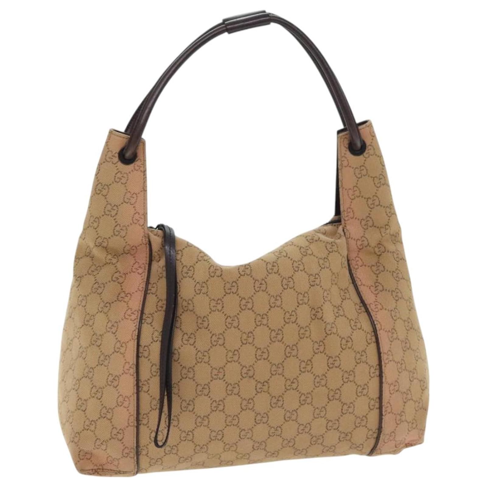 Auth Gucci Bag online Brown Canvas