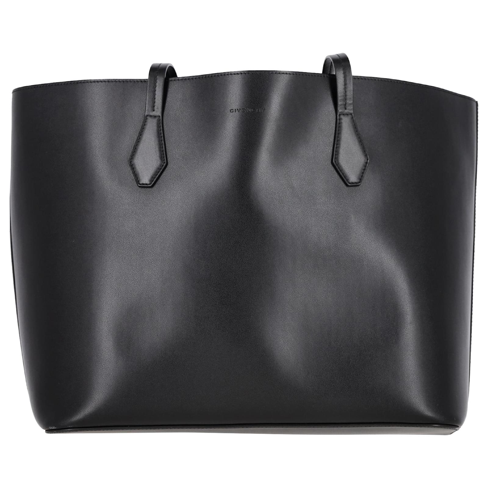 Givenchy Wing Shopping Bag in Black Smooth Calfskin Leather