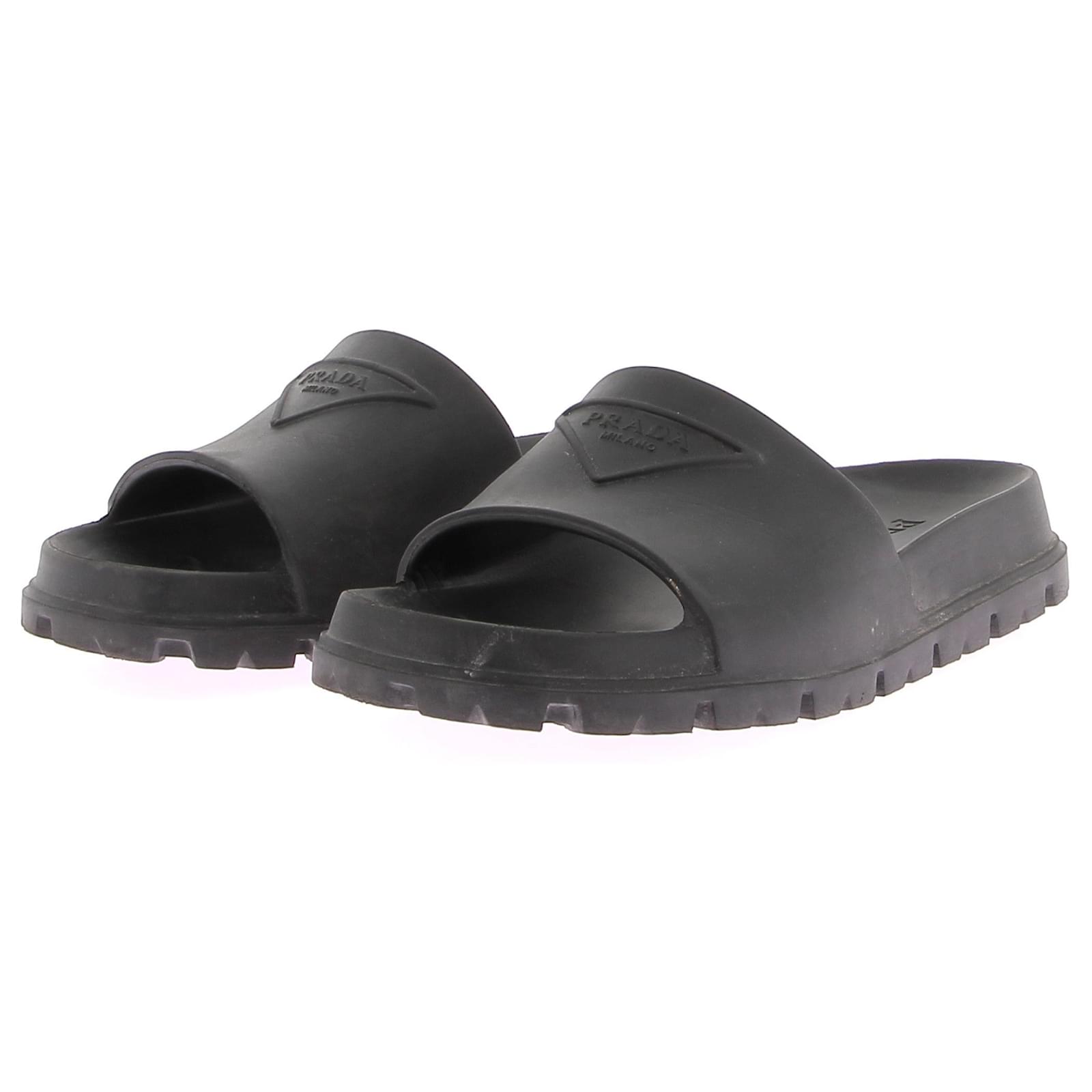 Monolith Rubber Fisherman Sandals By Prada | Moda Operandi
