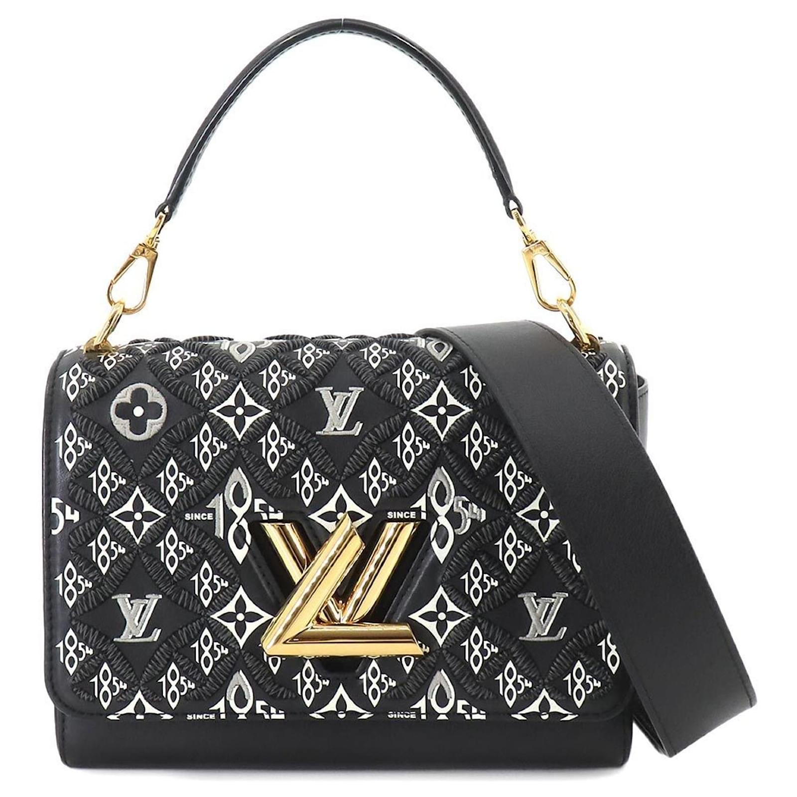 Louis Vuitton Since 1854 Twist MM 2way Hand Shoulder Bag Black