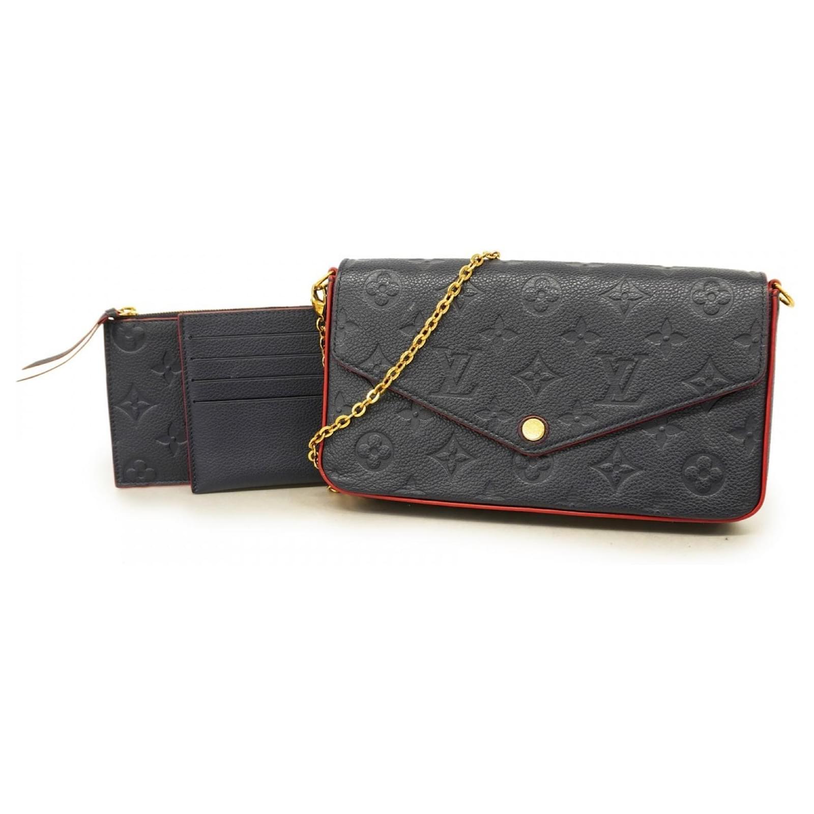 Louis Vuitton Monogram Empreinte Pochette Felicie Red ref.1724098 - Joli  Closet