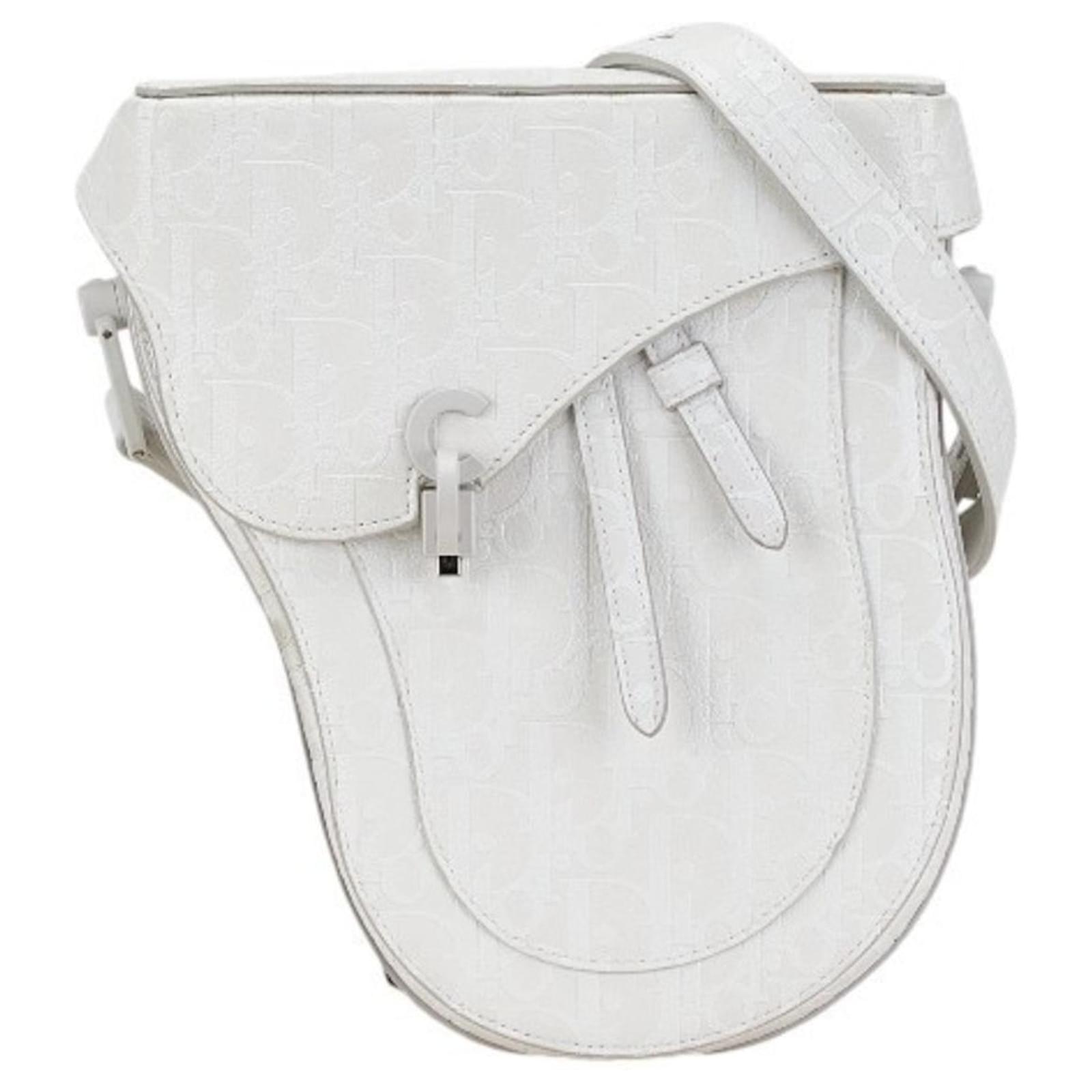 DIOR | Saddle Belt Leather Bag | White – 29 North Boutique