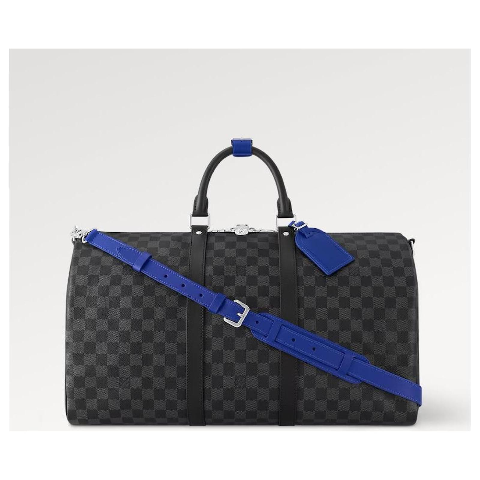 Louis vuitton keepall damier graphite sale