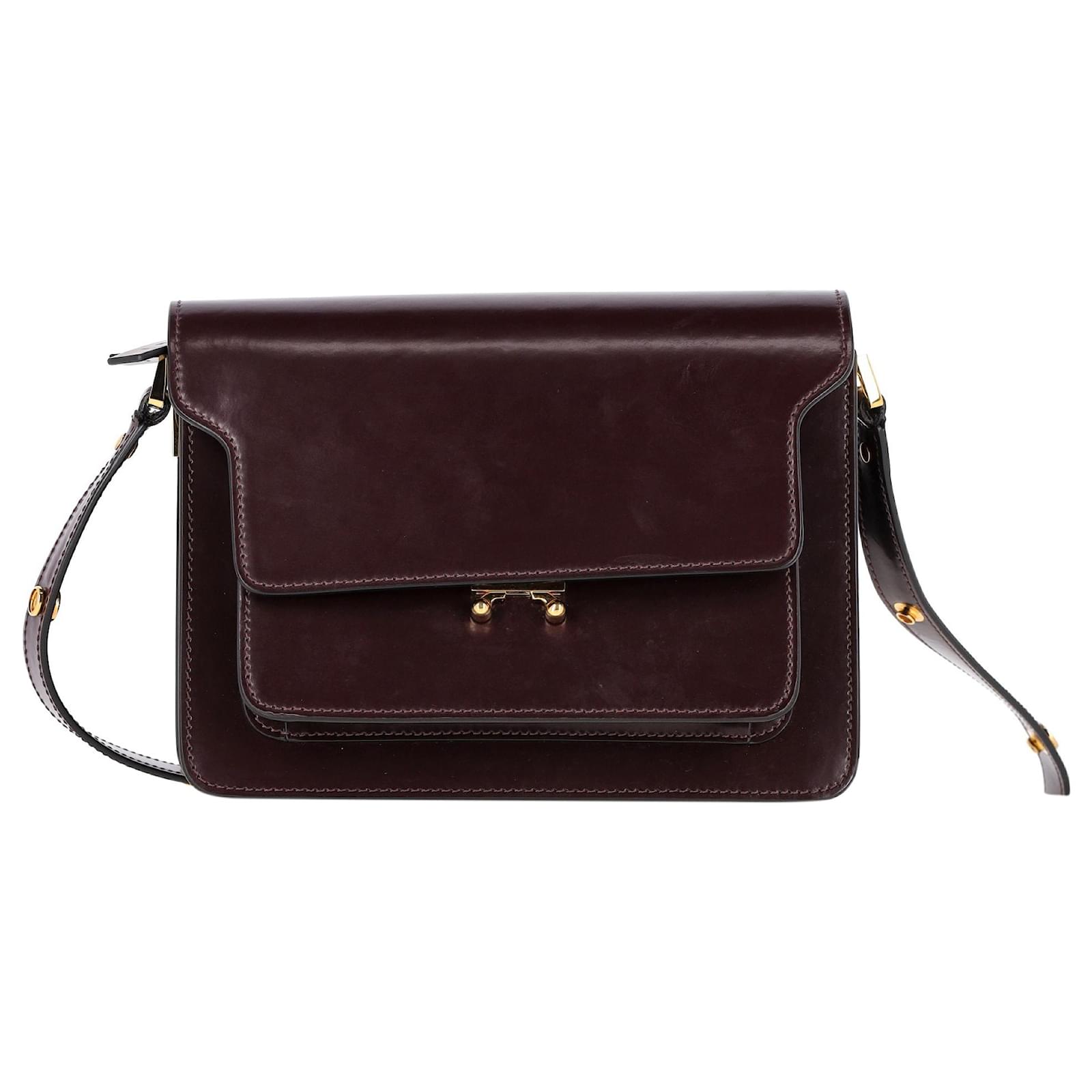 Marni trunk burgundy online