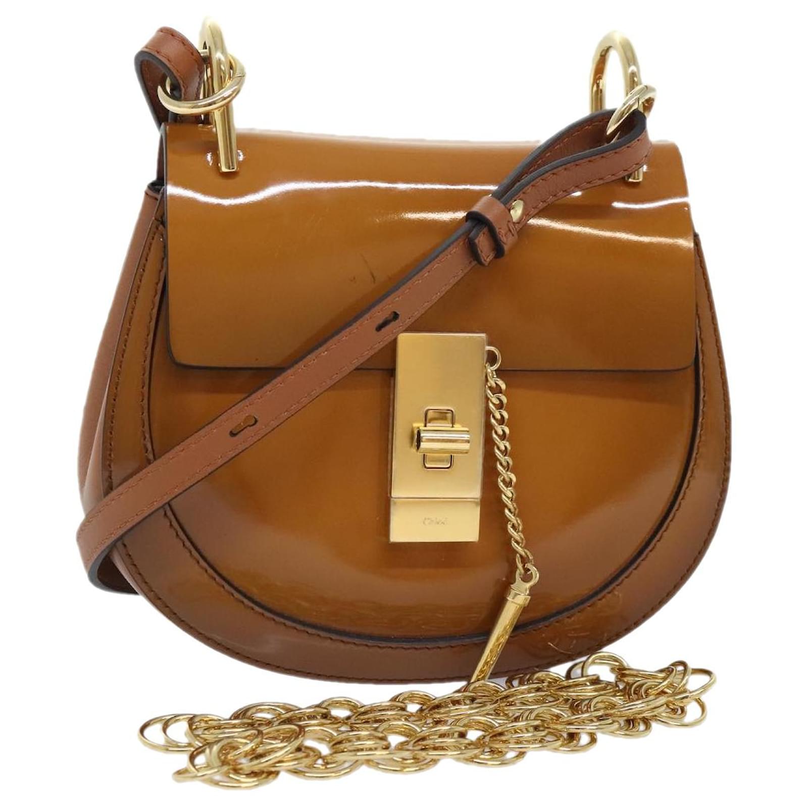Drew Chloe Kleine Tasche Chloé Drew Bag Small Schwarz Leder