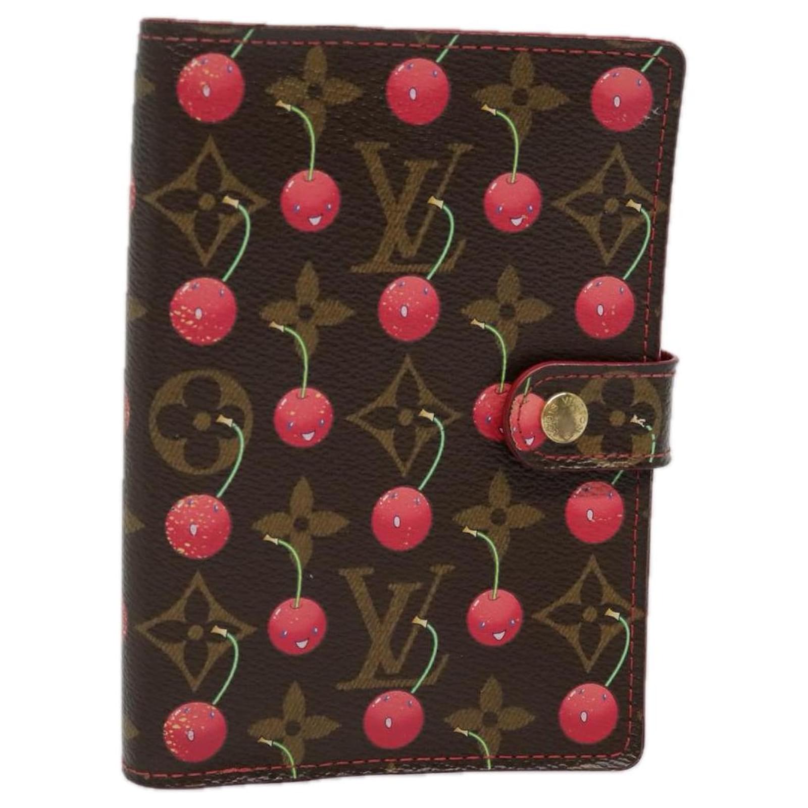 LOUIS VUITTON Black Epi Leather PM Agenda Cover hot Planner Cover