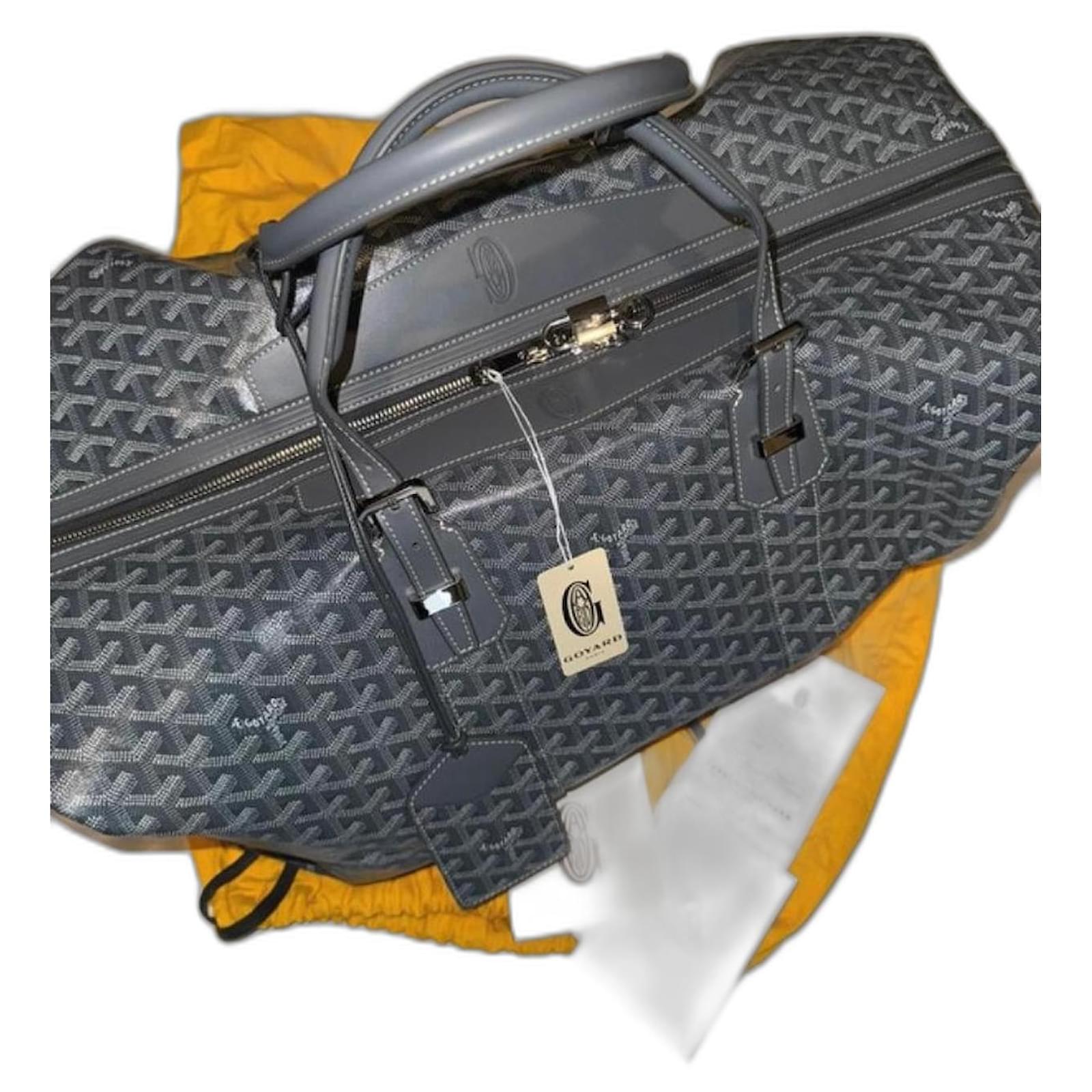 Goyard Boeing 55 gris neuf Cuir Joli Closet