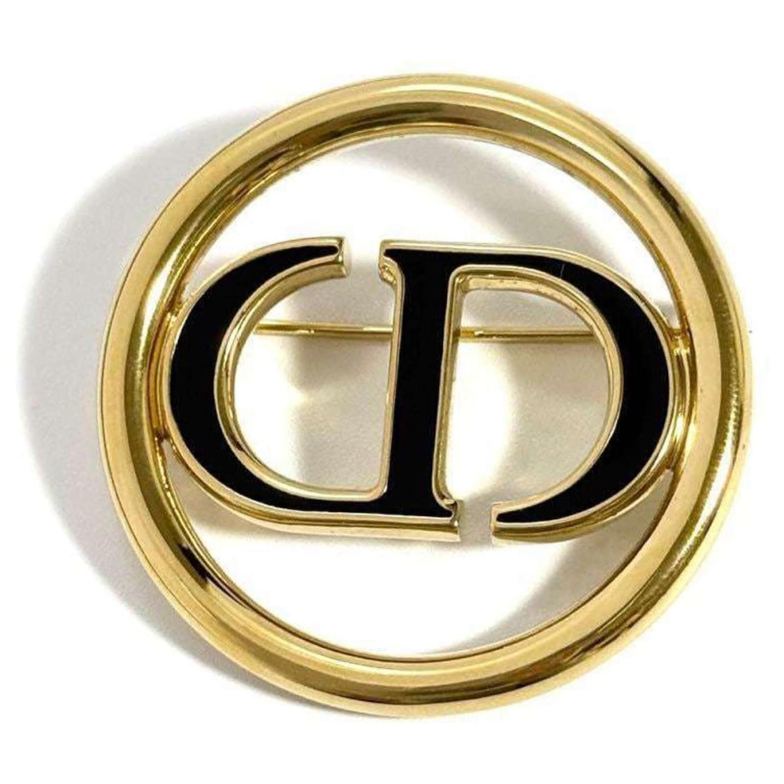 CHRISTIAN DIOR 30 ゴールド CD ロゴ パール ブレスレット