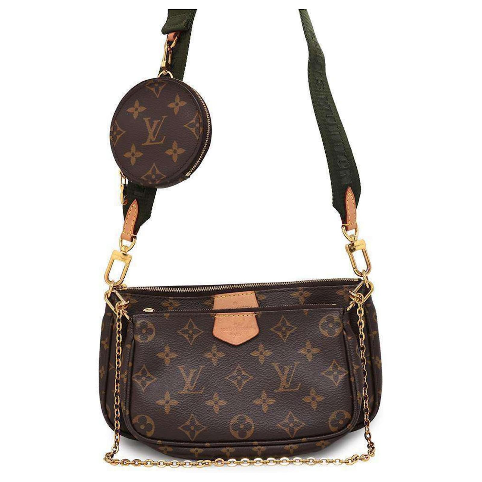Tas Lv Louis Vuitton Khaki Pochette Tas Lv Multi Pochette Lv