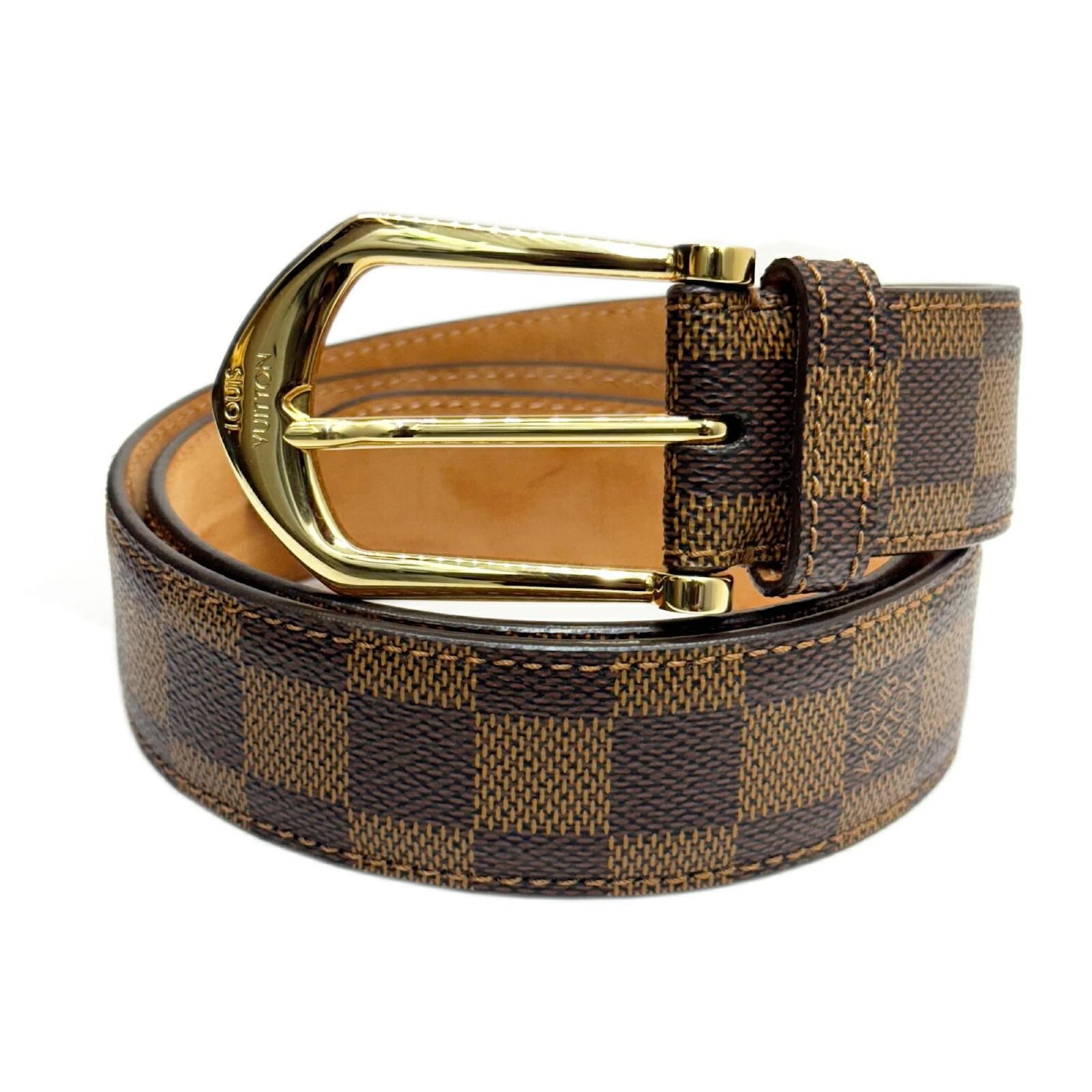 Louis Vuitton Santur Belt Damier Brown Damier ebene ref.JC1730816