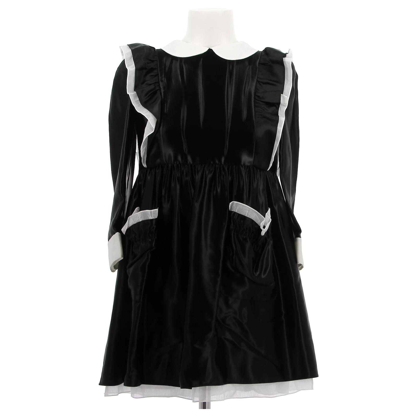 Abito Gucci 38 Viscosa Nero Joli Closet