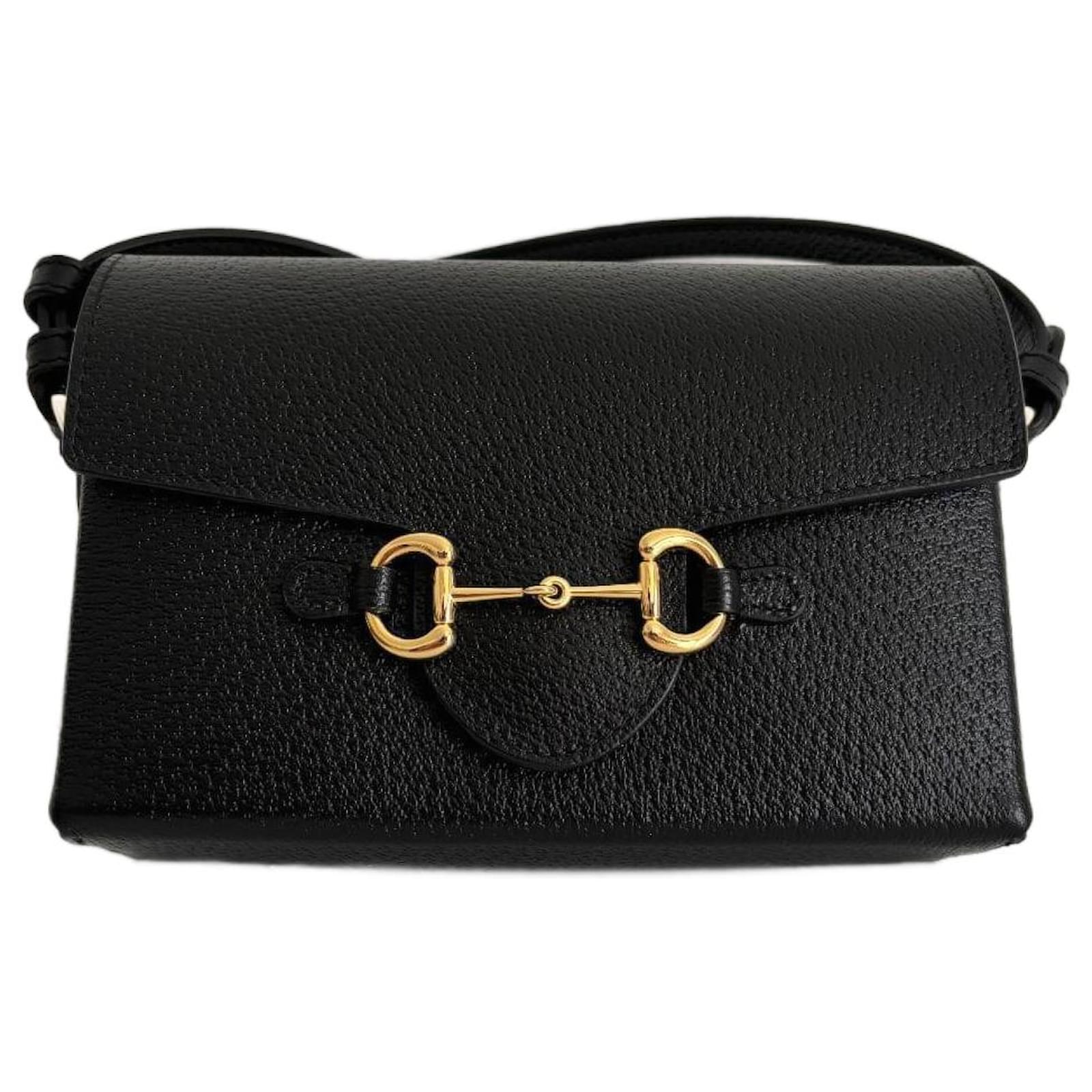 Gucci Horsebit 1955 Schwarz Leder Joli Closet