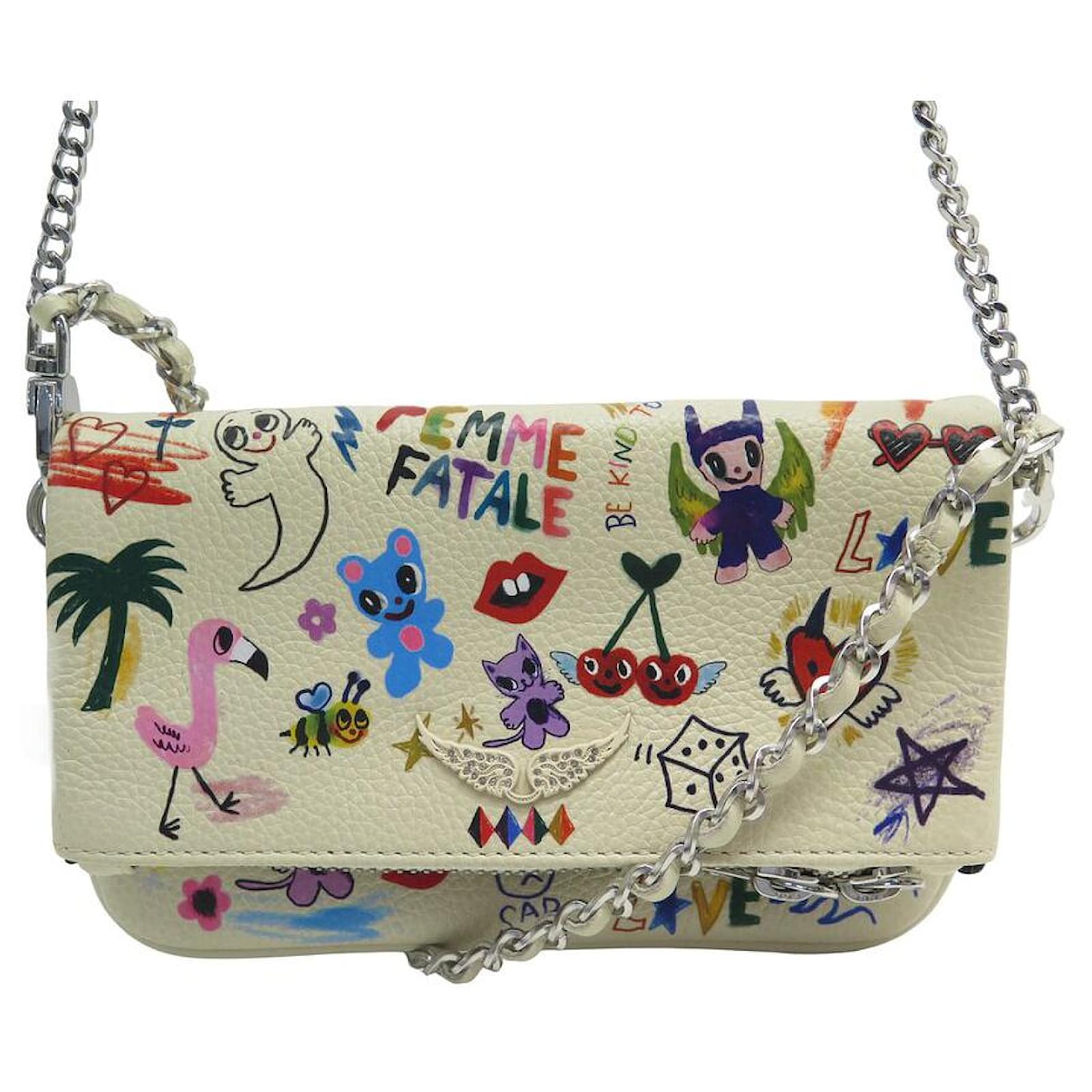 ZADIG & VOLTAIRE Humberto Cruzイラスト入りバッグ ZADIG & VOLTAIRE Bag Collaboration with Humberto Cruz aka I
