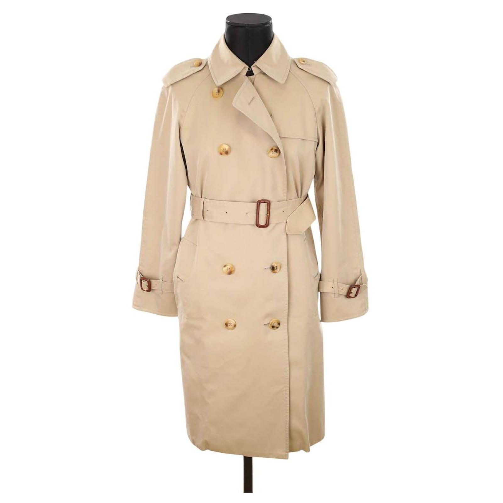 Burberry Trench coat Beige Polyester ref.1733713 - Joli Closet