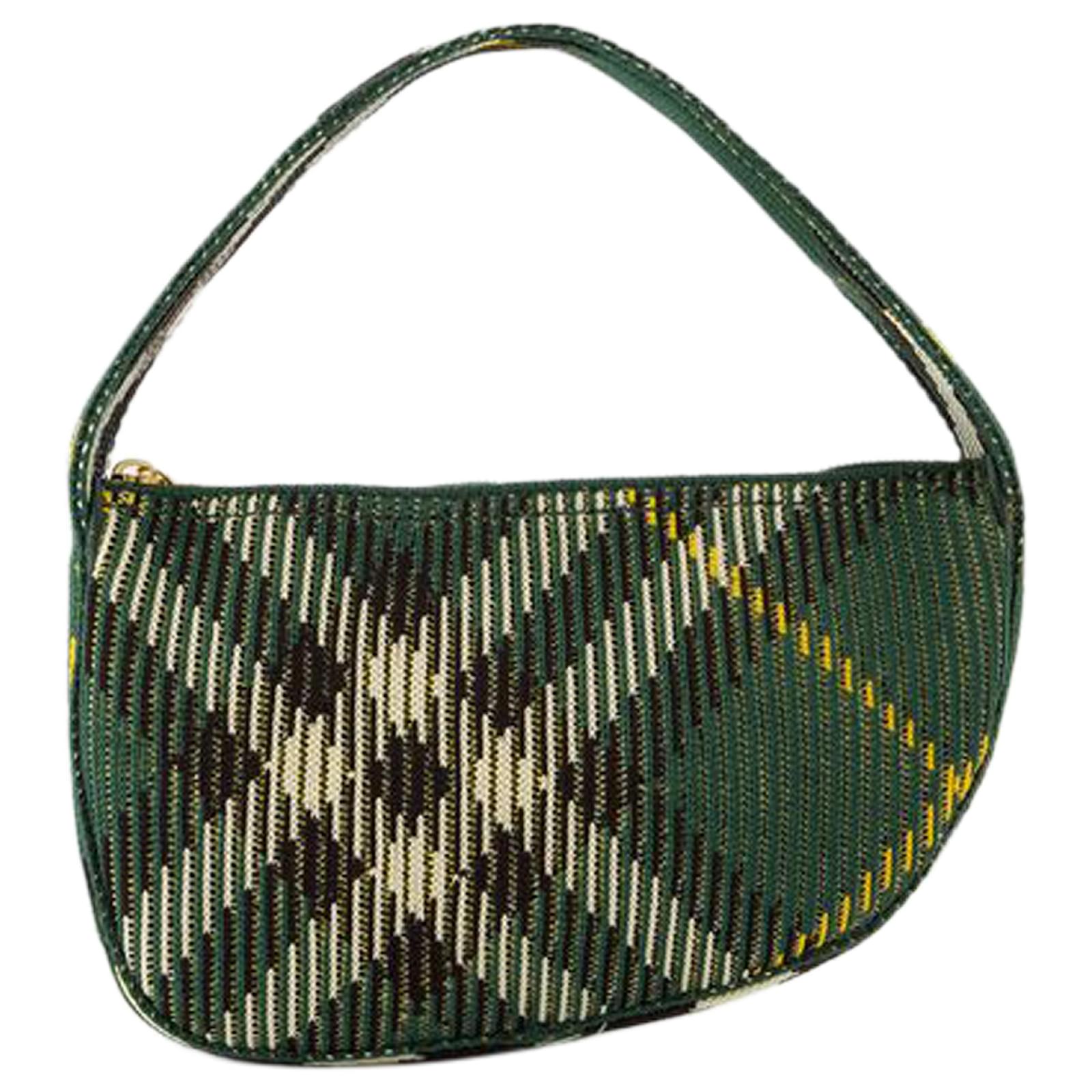 Baguette Handbag Bolso De Mano Burberry Bolso Baguette De Punto