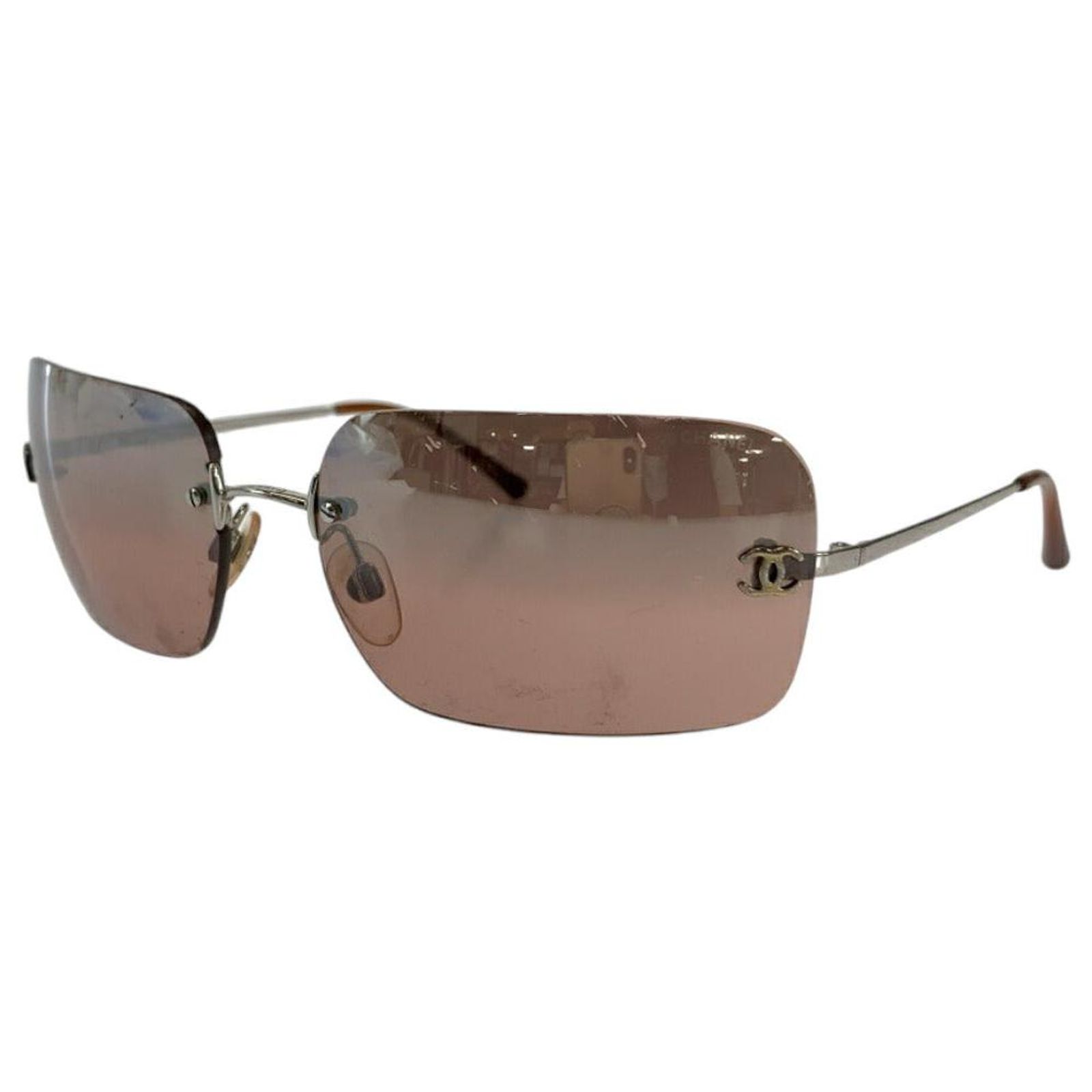 Chanel Coco Mark Plastic Sunglasses 4017 Brown ref.JC1734028 (Sold 