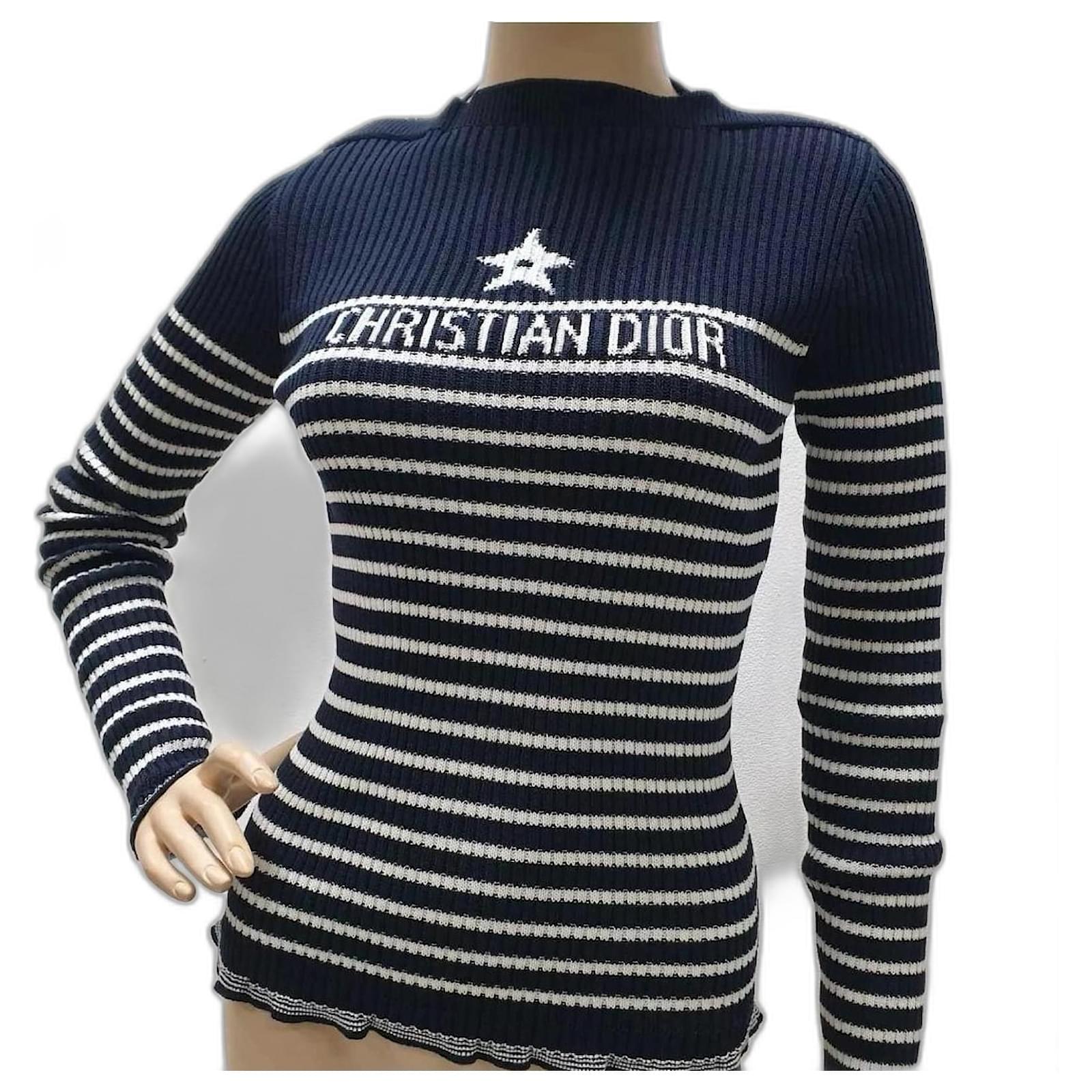 Cashmere Christian Dior Zip Up Sweater Dior Reversible Zipped