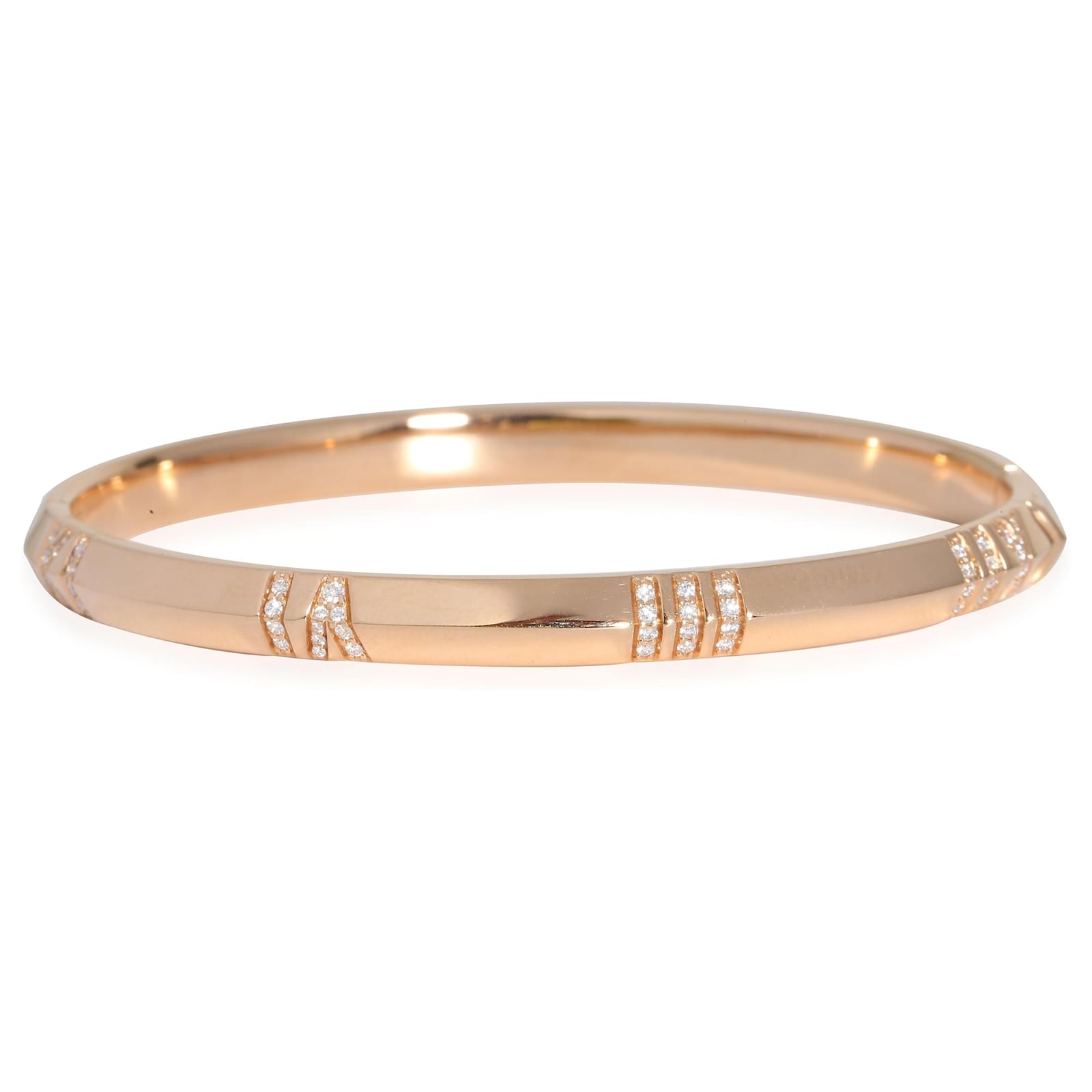 Tiffany Atlas Bracelet in 18k Rose Gold CTW Pink gold