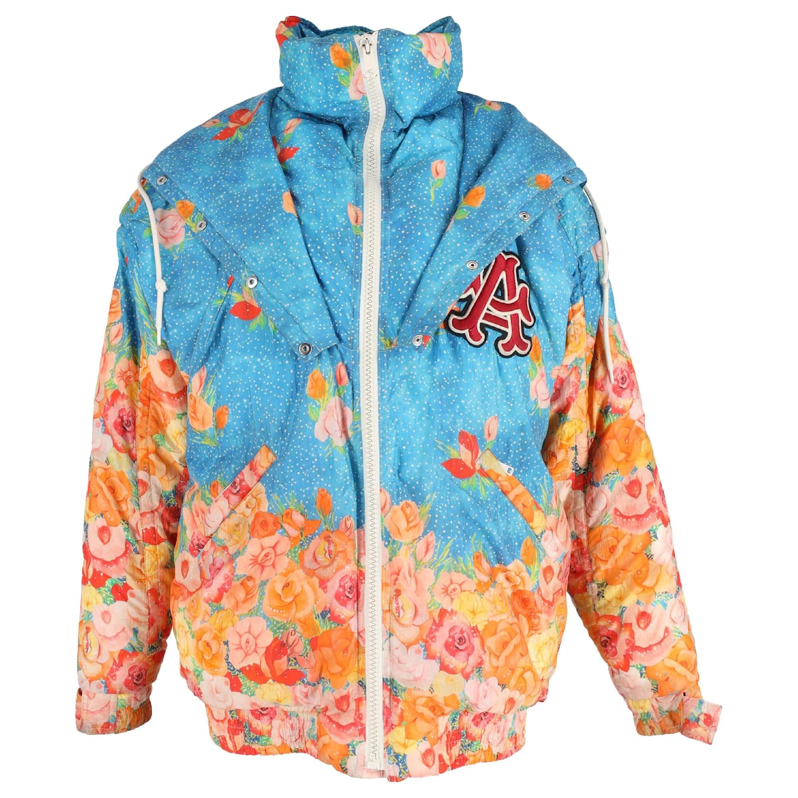 Gucci x La Dodger x Chikae Ide Floral Manga Anime Down Jacket in