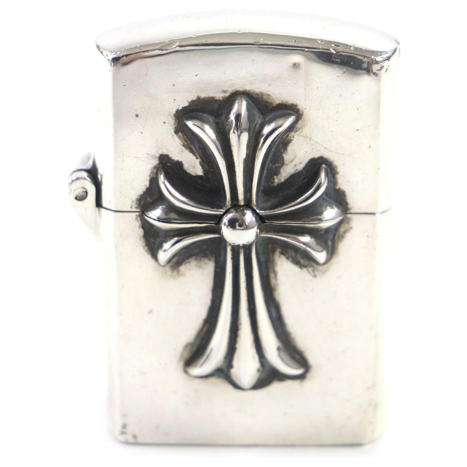 Autre Marque CHROME HEARTS V1 Small CH Cross ZIPPO Lighter