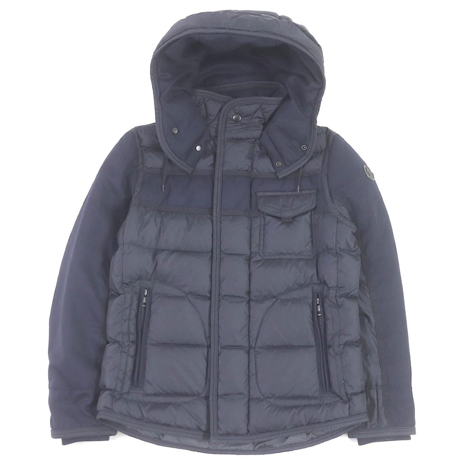 o*1様 MONCLER RYAN GIUBBOTTO ネイビー ダウンジャケッ Moncler Ryan Giubbotto Nylon Down Jacket Navy Navy blue Cloth ref